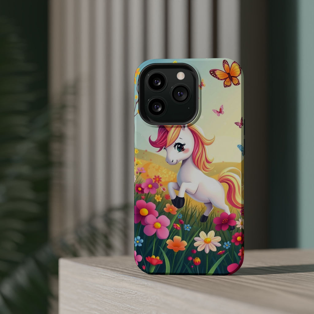 iPhone Magical Meadow Unicorn Kids Fun iPhone Phone Case Gift Slim · iPhone Case