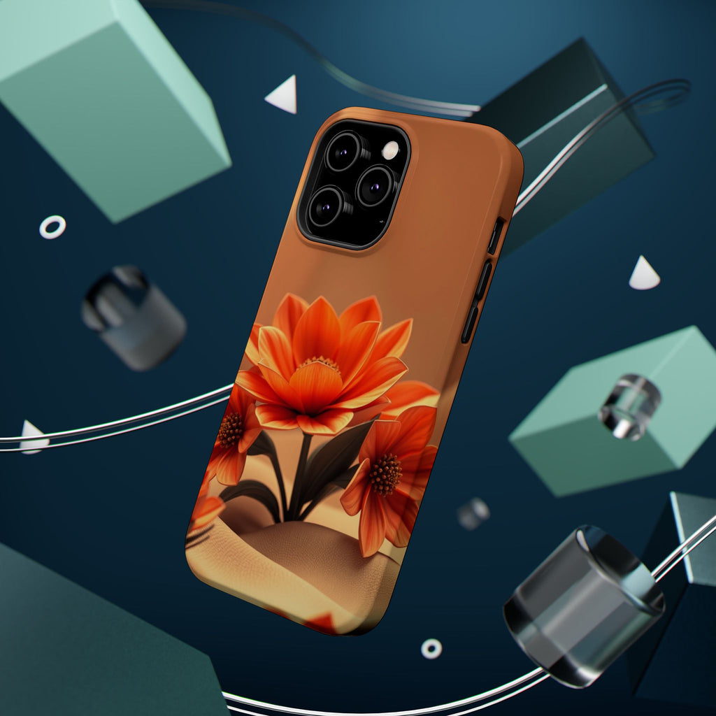 iPhone Floral Geometric 3D Digital Bold Modern Everyday Snap Case · iPhone Case