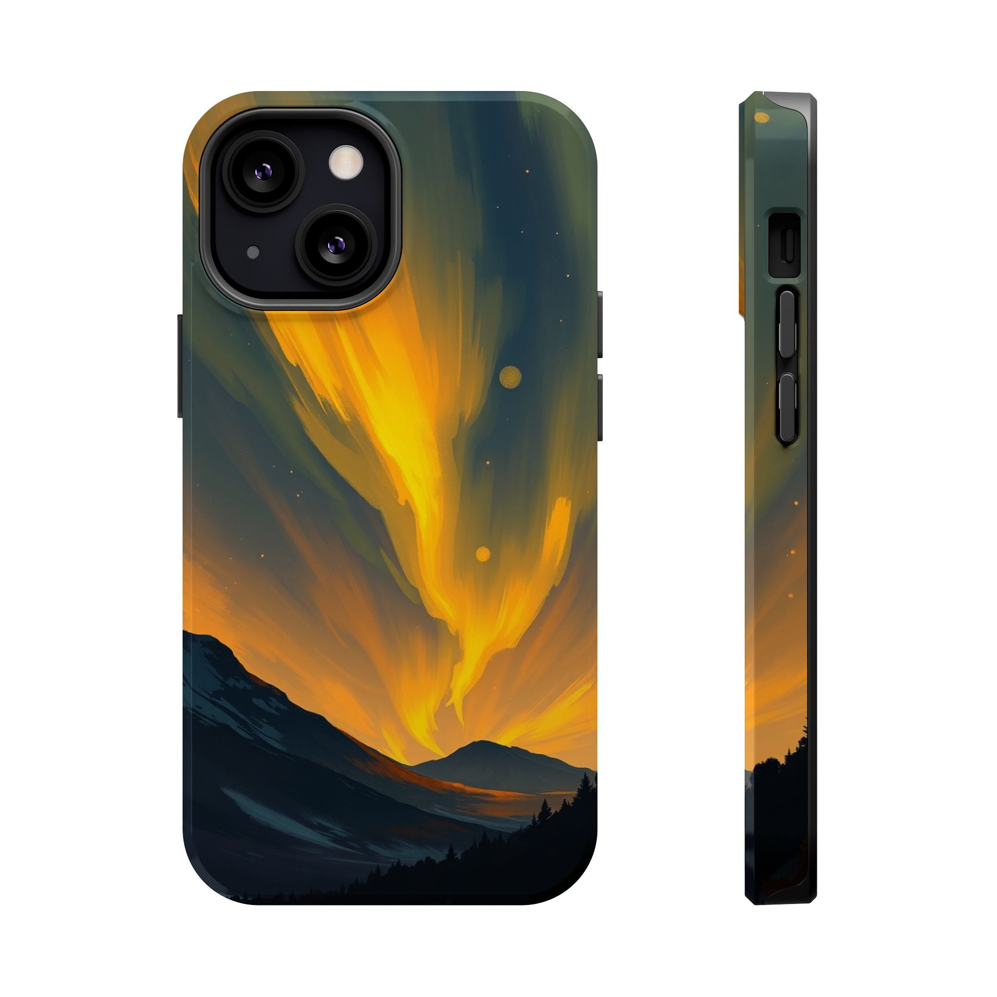 iPhone Serene Northern Lights Design Slim Everyday Designer Case · iPhone Case