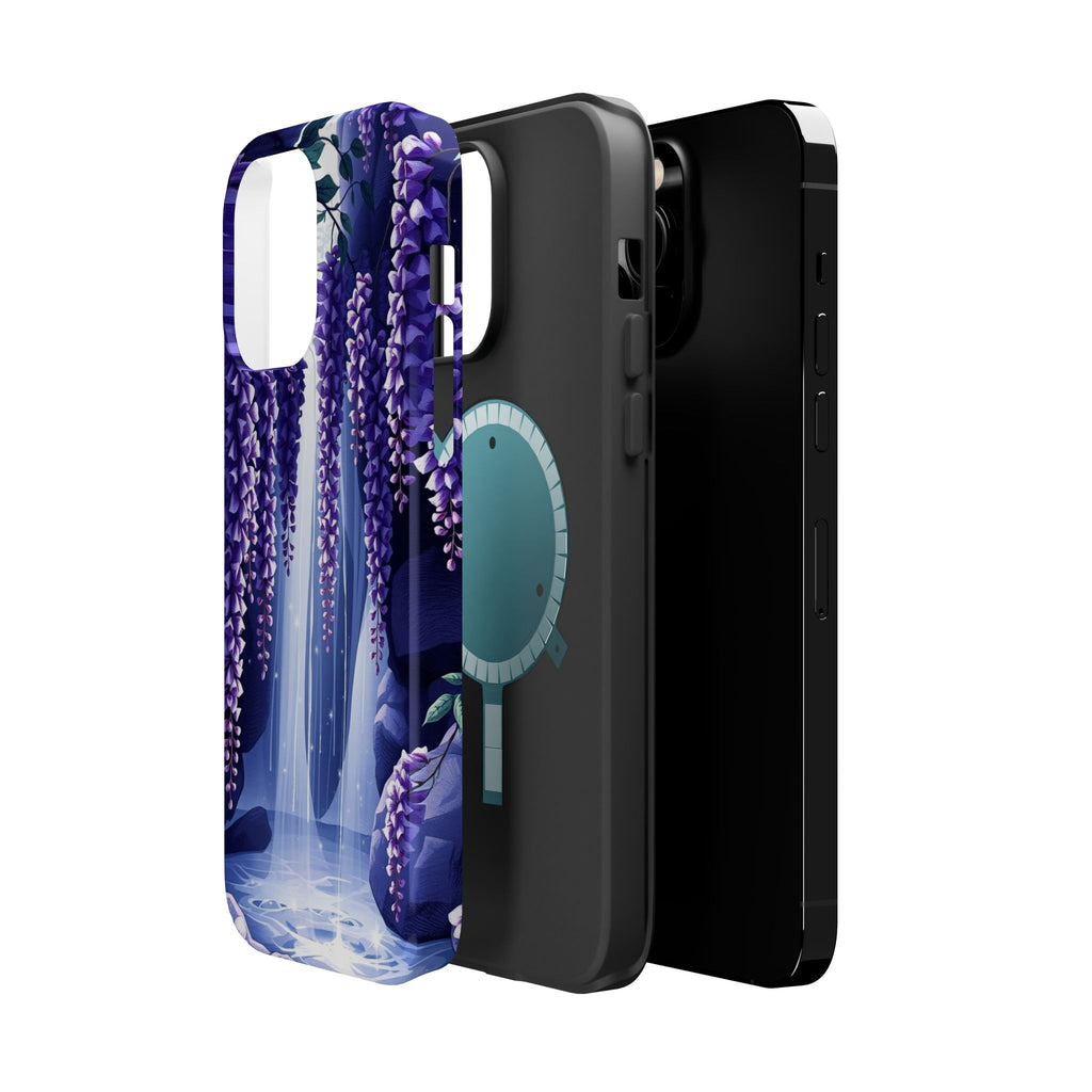 iPhone Wisteria Cascade Serene Design Slim Snap Case Ga · iPhone Case