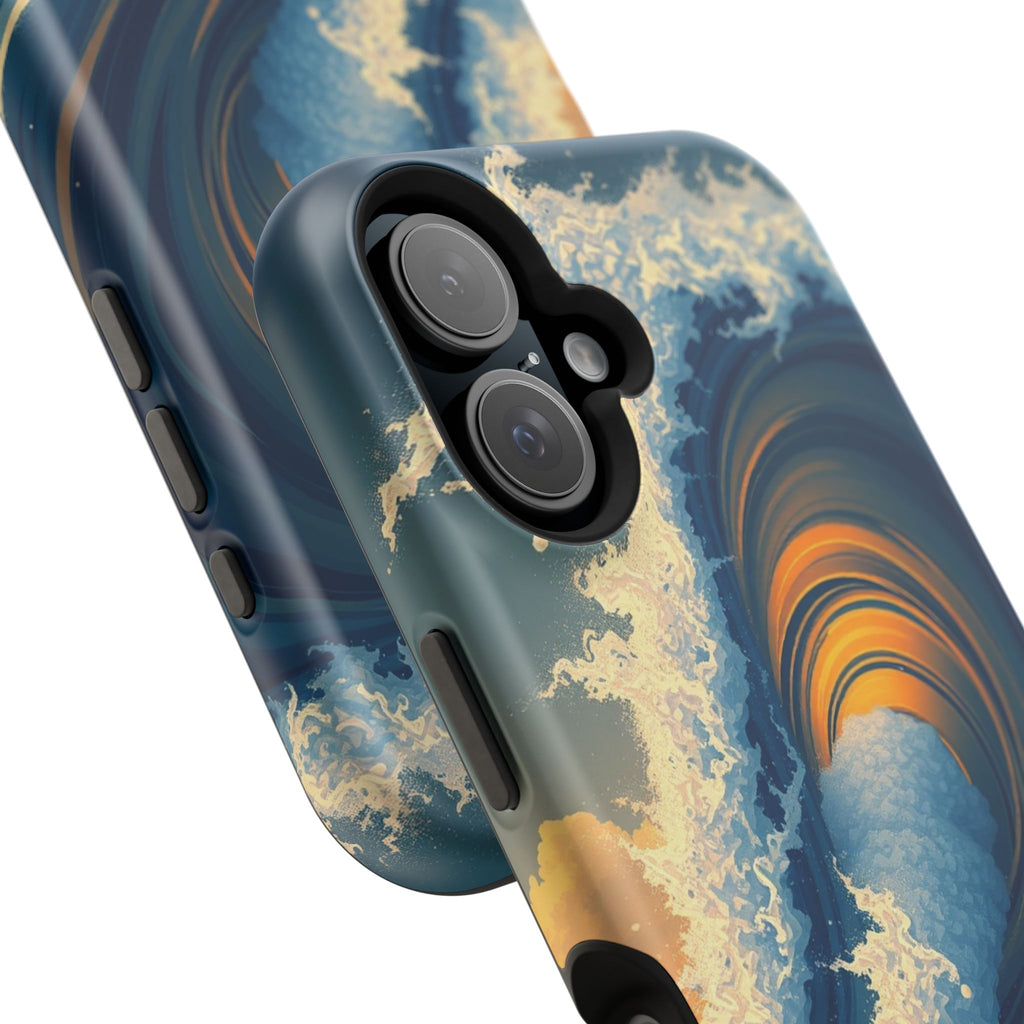 iPhone Ocean Wave Crash Dark Academia Slim Everyday Designer Case · iPhone Case
