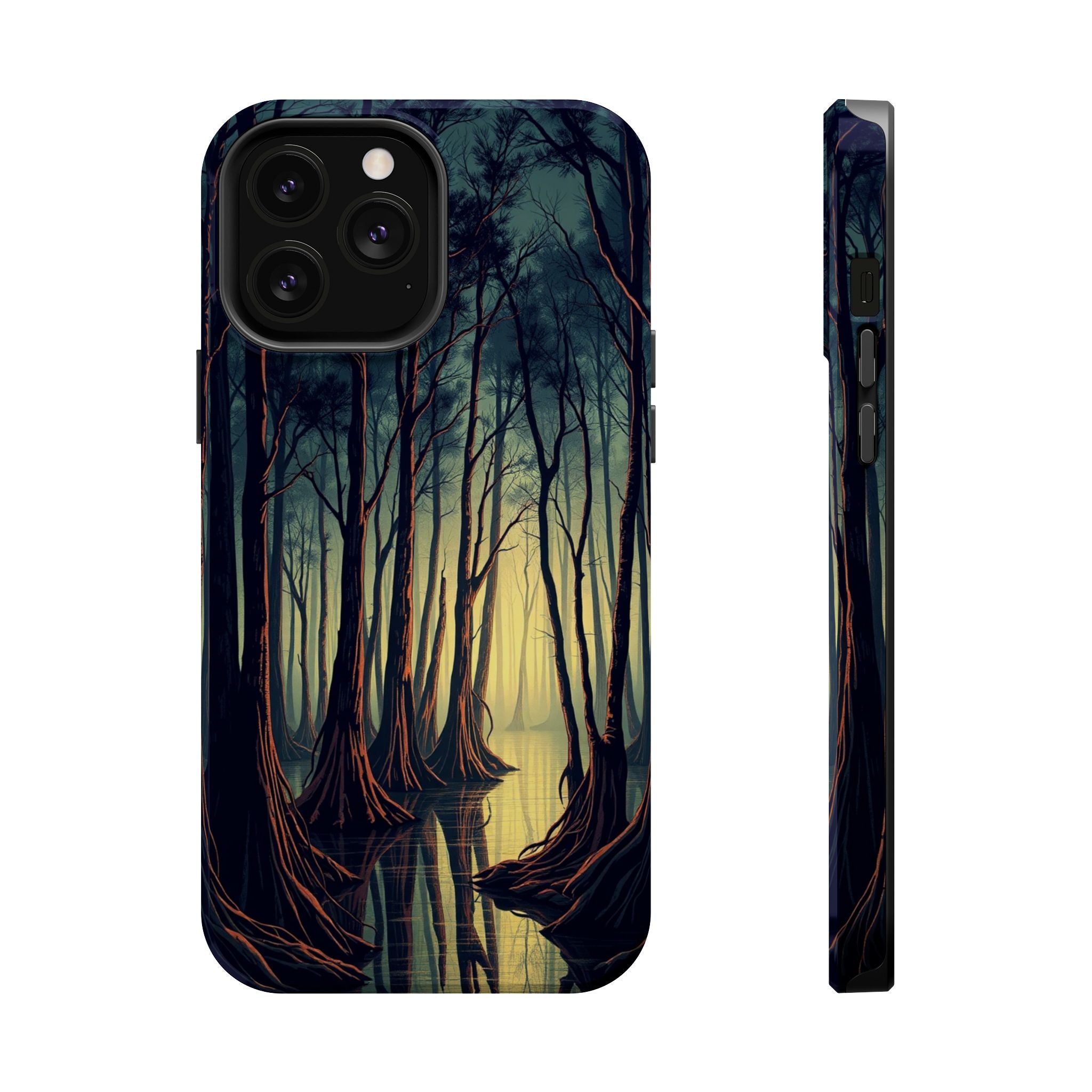 iPhone Cypress Swamp Cinematic Art Bold Modern Everyday Snap Case · iPhone Case