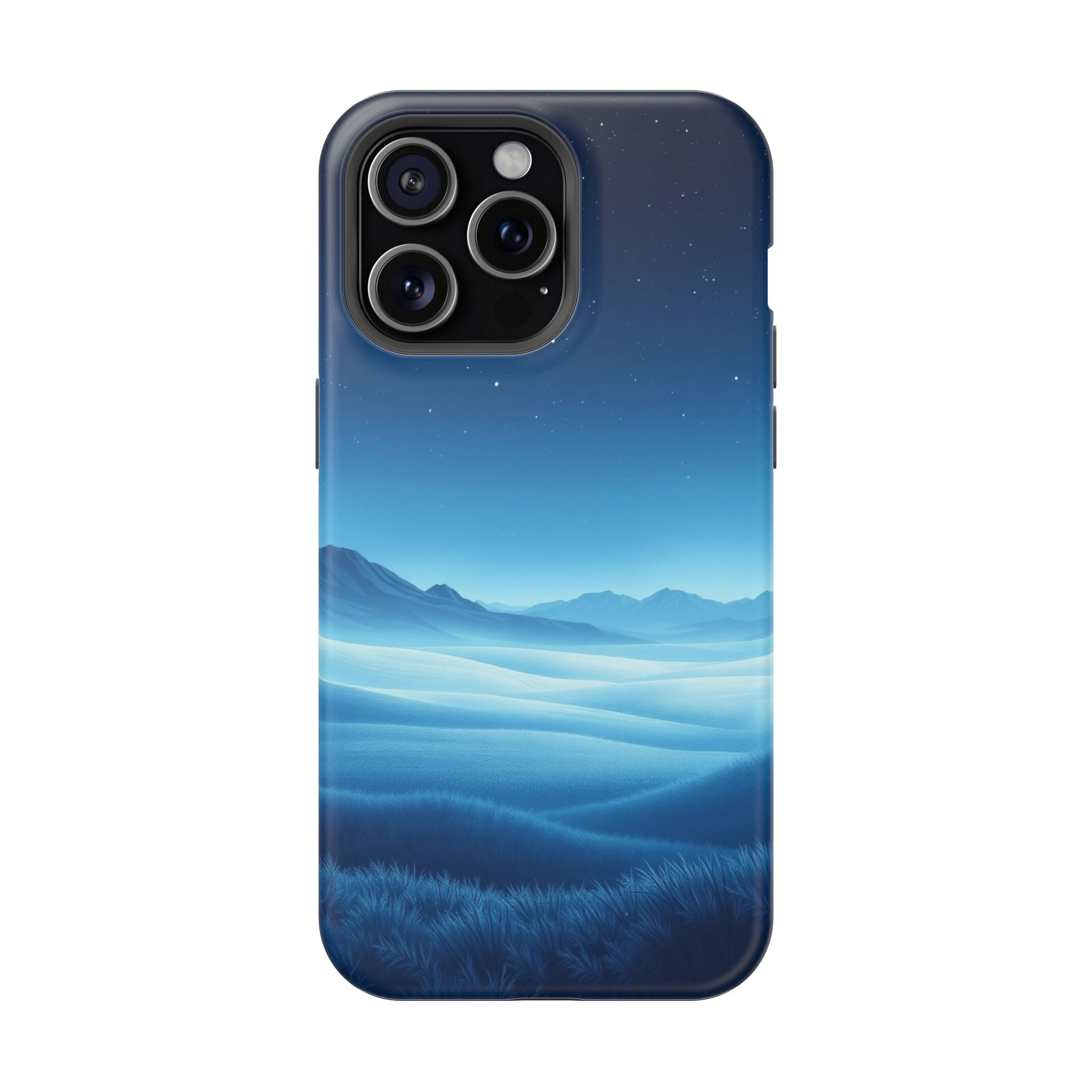 iPhone Midnight Blue And Silver Tundra Expanse Clean iPhone 17 Minimal · iPhone
