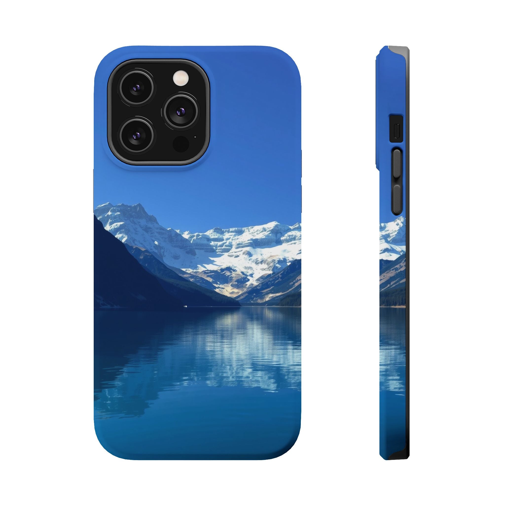 iPhone Glacier Lake Cinematic Art Bold Modern Everyday Snap Case · iPhone Case