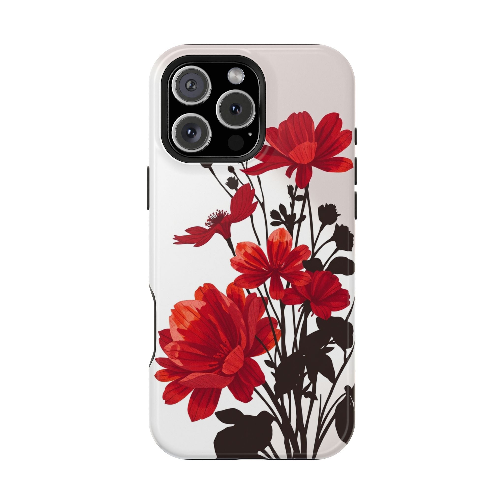 iPhone Floral Silhouette Cinematic Art Slim Snap Case · iPhone Case
