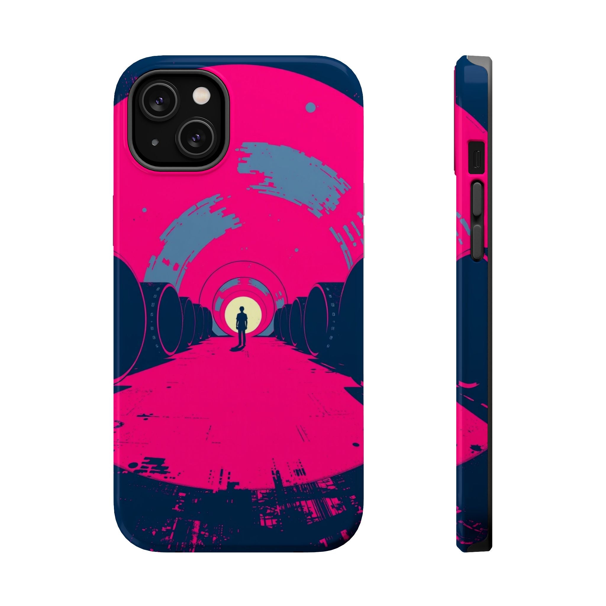 iPhone 1960s Mod Circles Bold Art Bold Modern Everyday Snap Case · iPhone Case