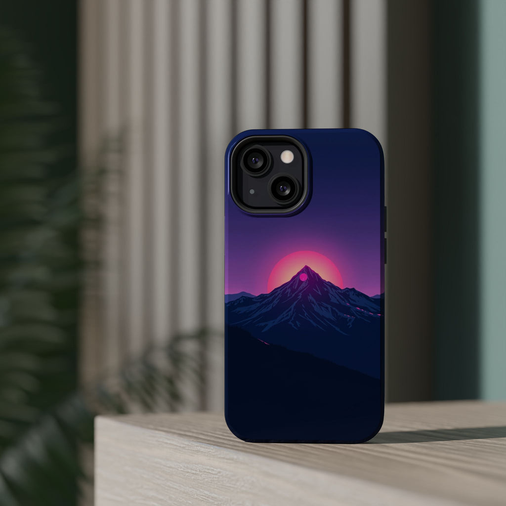 iPhone Mountain at Sunrise Electric Art Slim Everyday iPhone 15 · iPhone Case