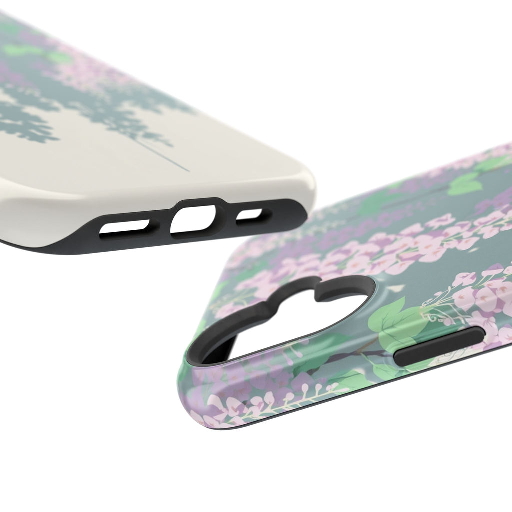 iPhone Dreamy Wisteria Cascade Design Slim Everyday Designer Case · iPhone Case