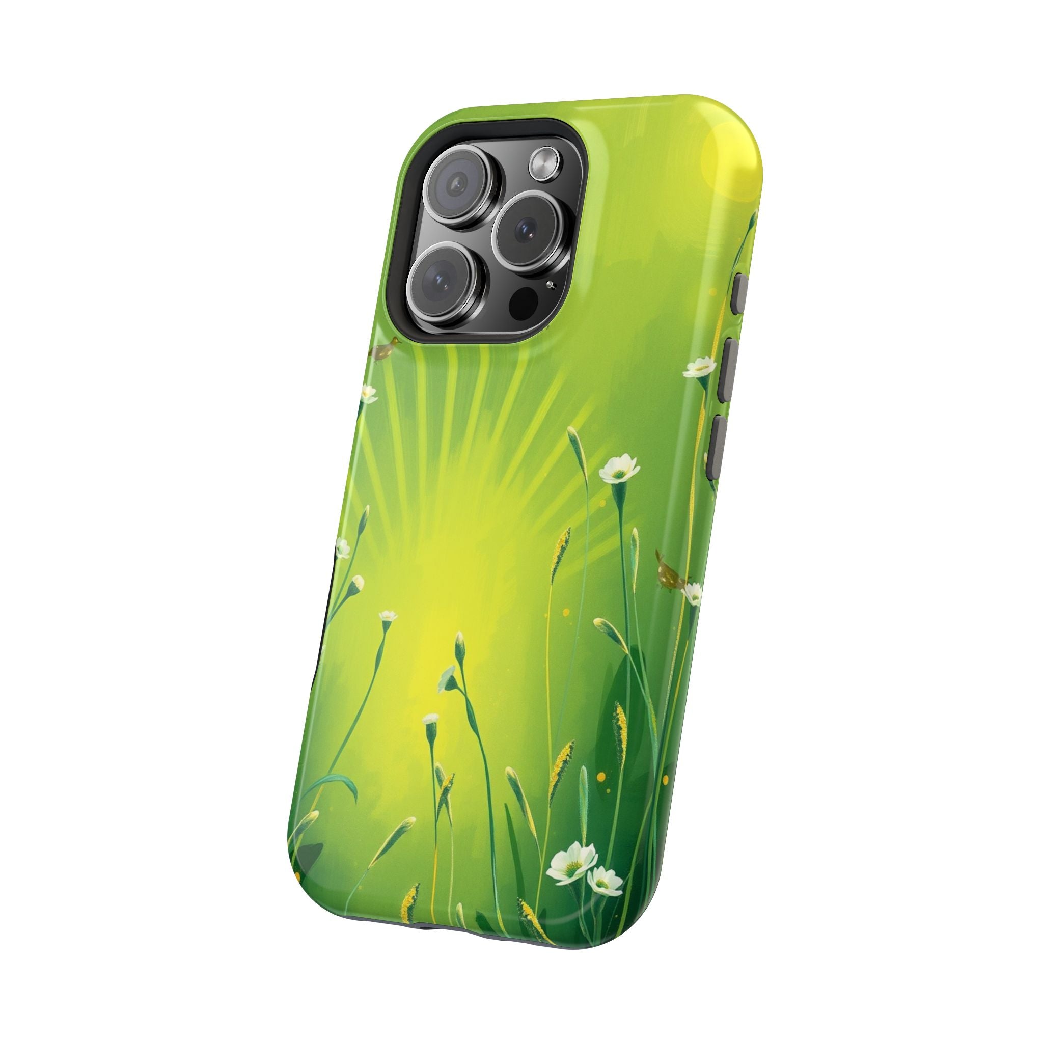 iPhone Spring Meadow Cinematic Art Bold Modern Everyday Snap Case · iPhone Case