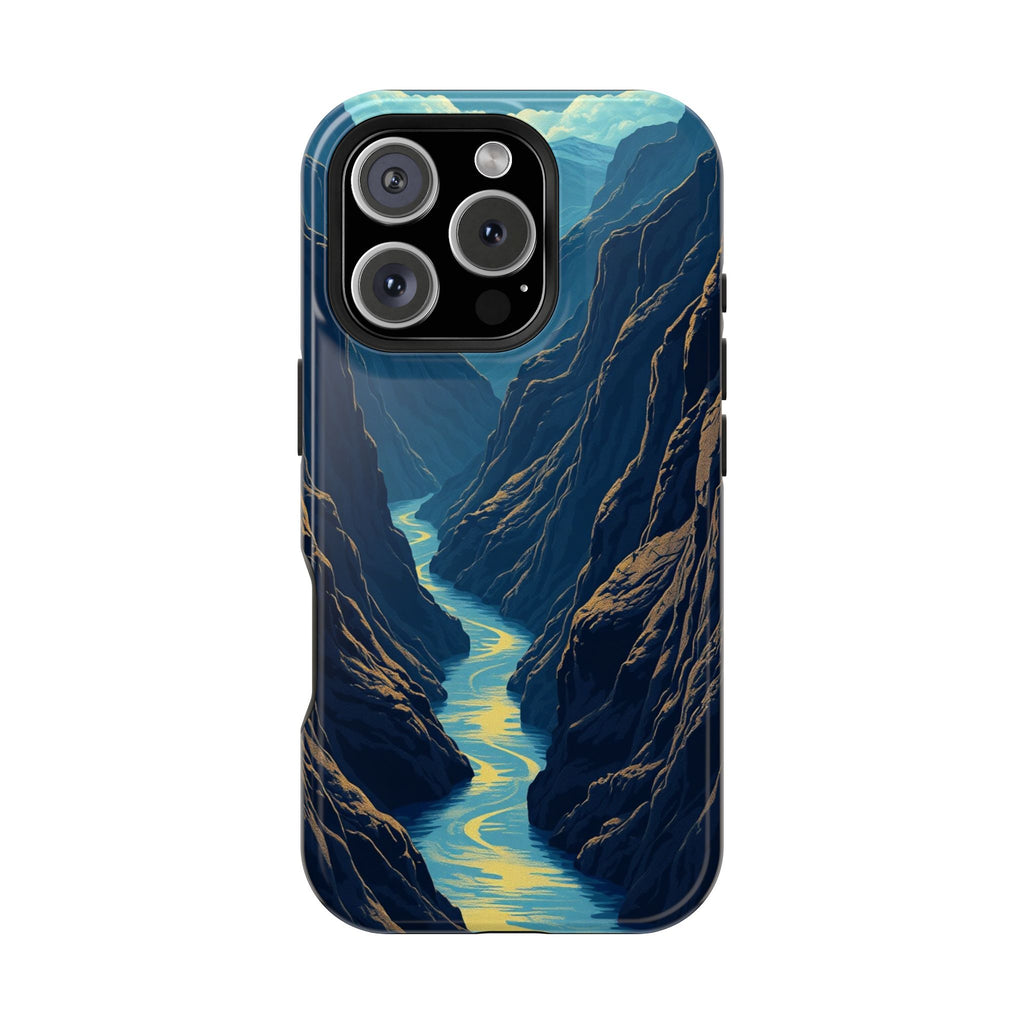 iPhone River Canyon Gold Foil Luxury Slim Everyday Designer Case · iPhone Case
