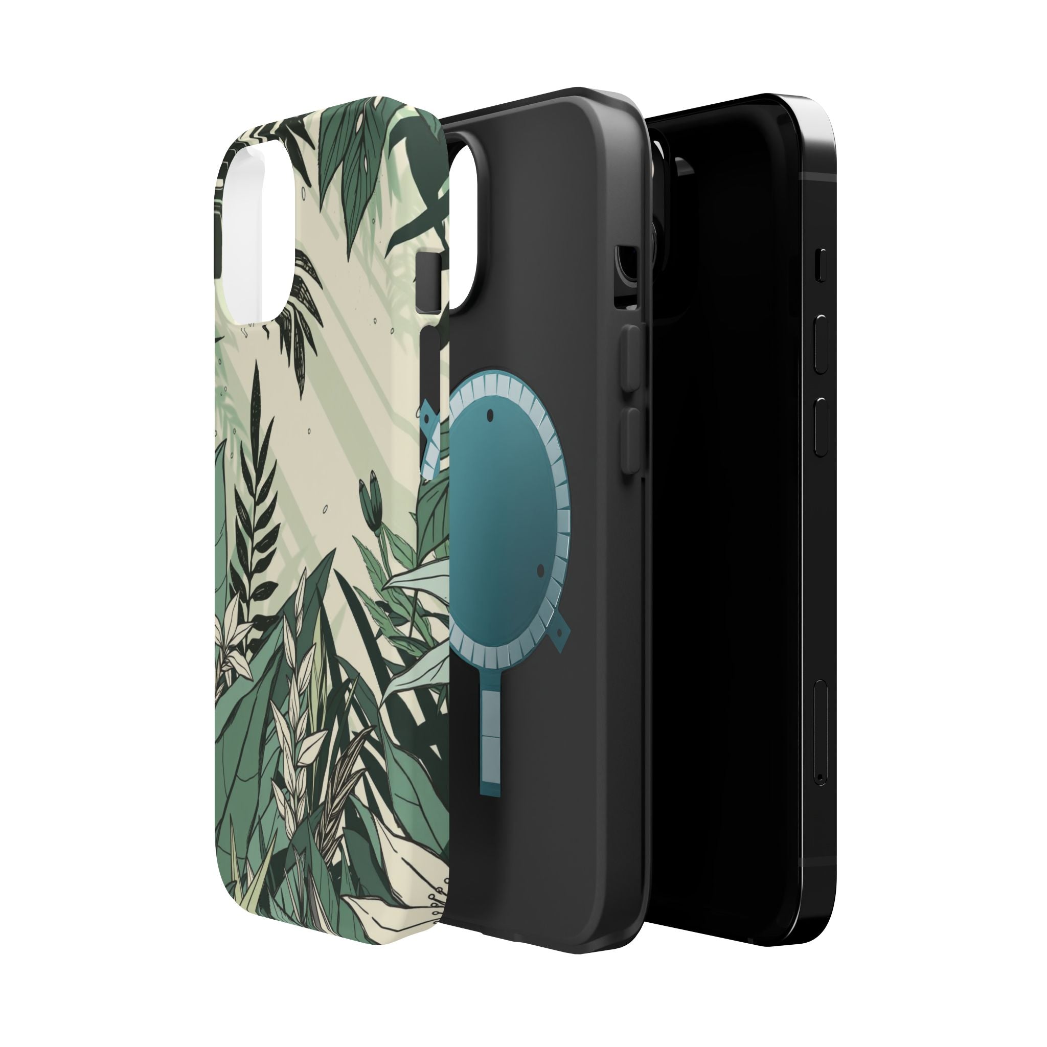 iPhone Jungle Floral Electric Art Bold Modern Everyday Snap Case · iPhone Case