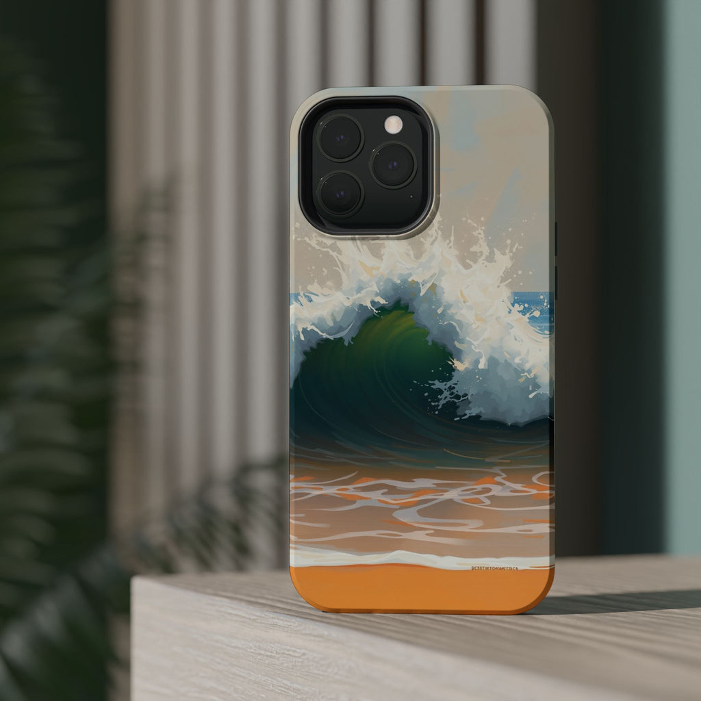 iPhone Radiant Ocean Wave Crash Design Slim Everyday Designer Case · iPhone Case