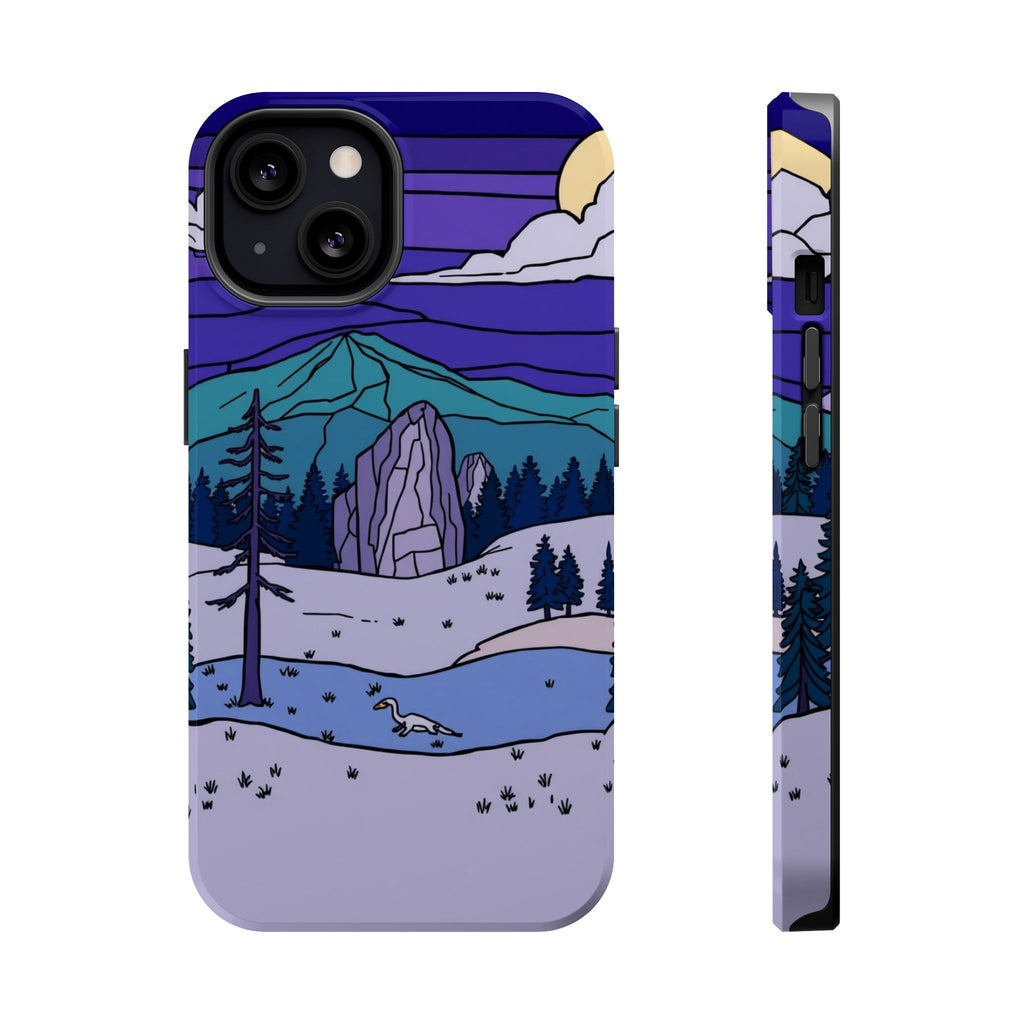 iPhone Pine Ridge Stained Glass Slim Everyday Designer Case · iPhone Case