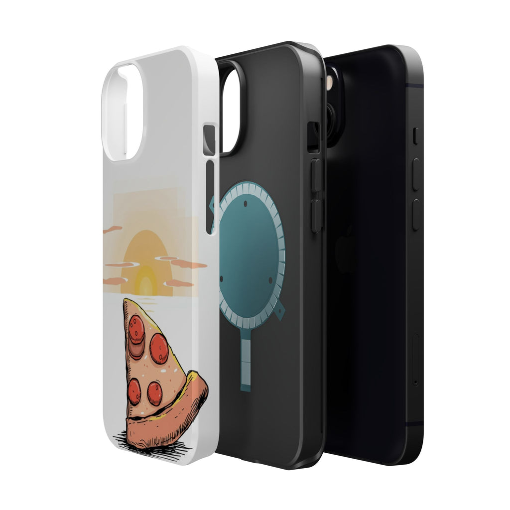 iPhone Earthy Pizza Slice Sunset Design Slim Everyday Designer Case · iPhone Cas