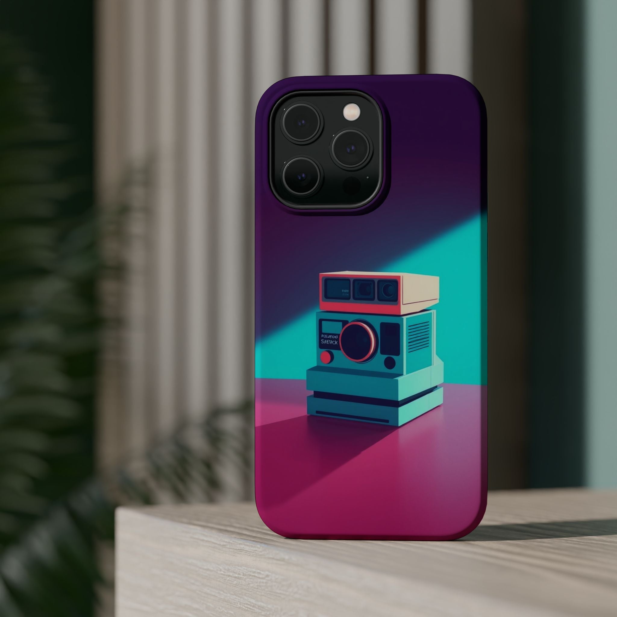iPhone Polaroid Stack Memory Pop Art Bold Slim Everyday Designer Case · iPhone C