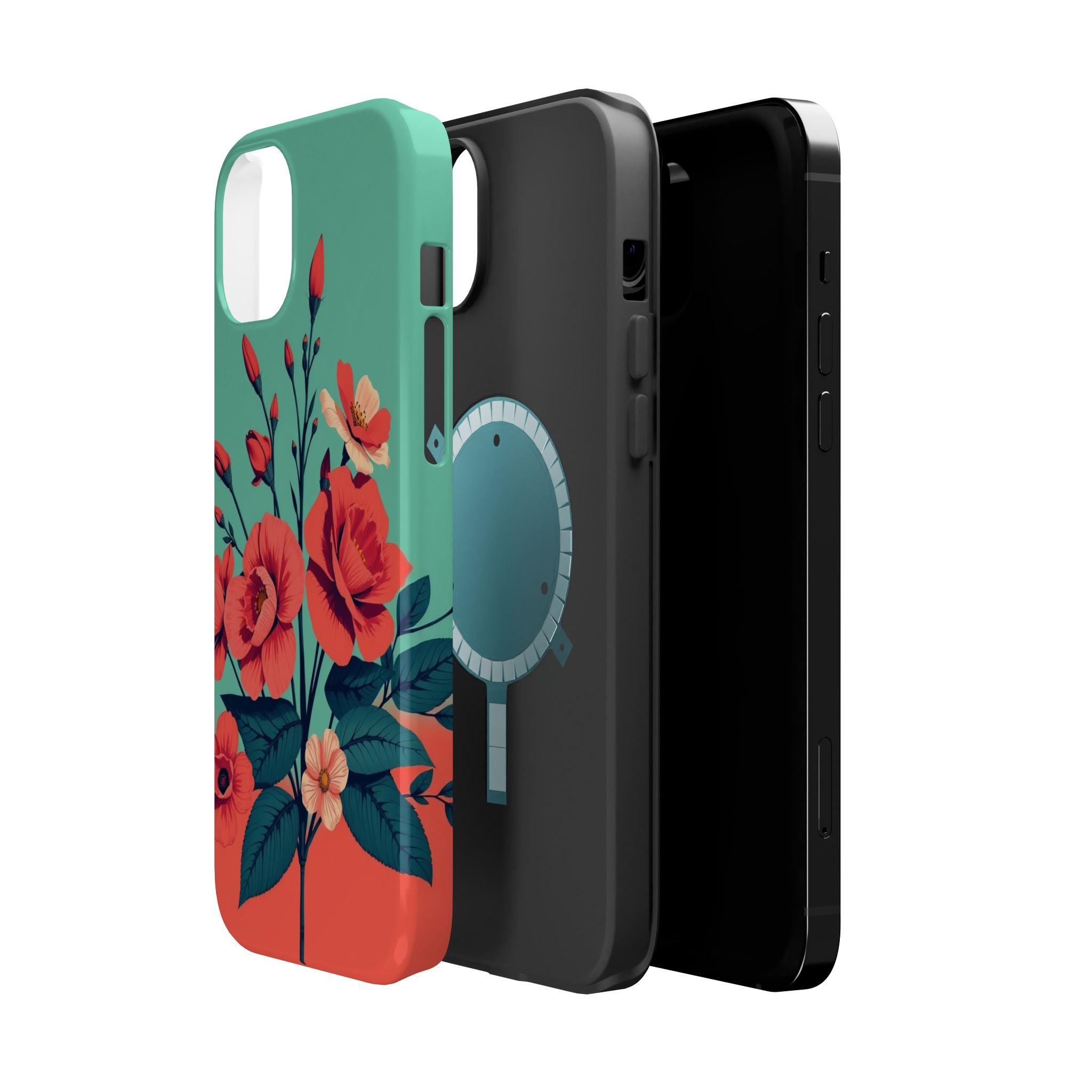 iPhone Pin-up Floral Cinematic Art Bold Modern Everyday Snap Case · iPhone Case