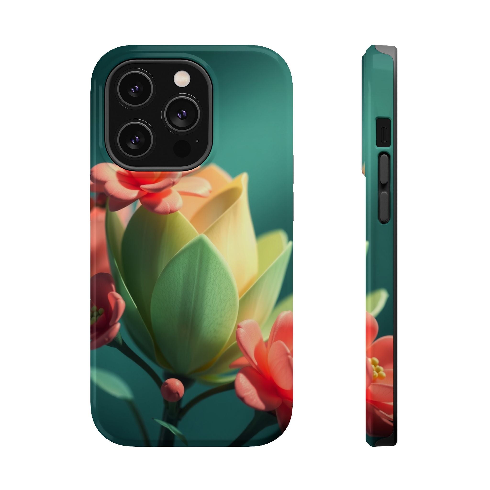 iPhone Floral Geometric Electric Art Slim Everyday Designer Case · iPhone Case