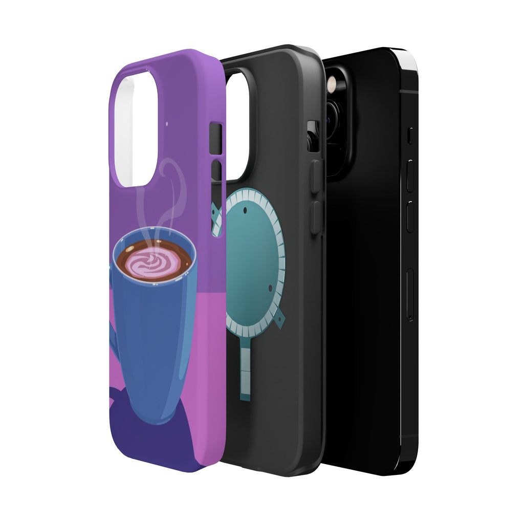 iPhone Emotional Support Coffee Pixel Art -Bit Soft Finish Everyday Case · iPhon