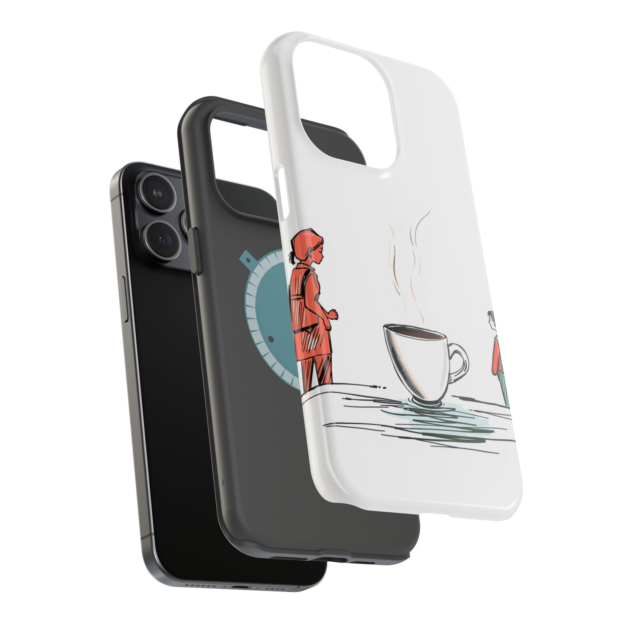 iPhone Coffee Before People Mystic Art Slim Everyday Designer Case · iPhone Case