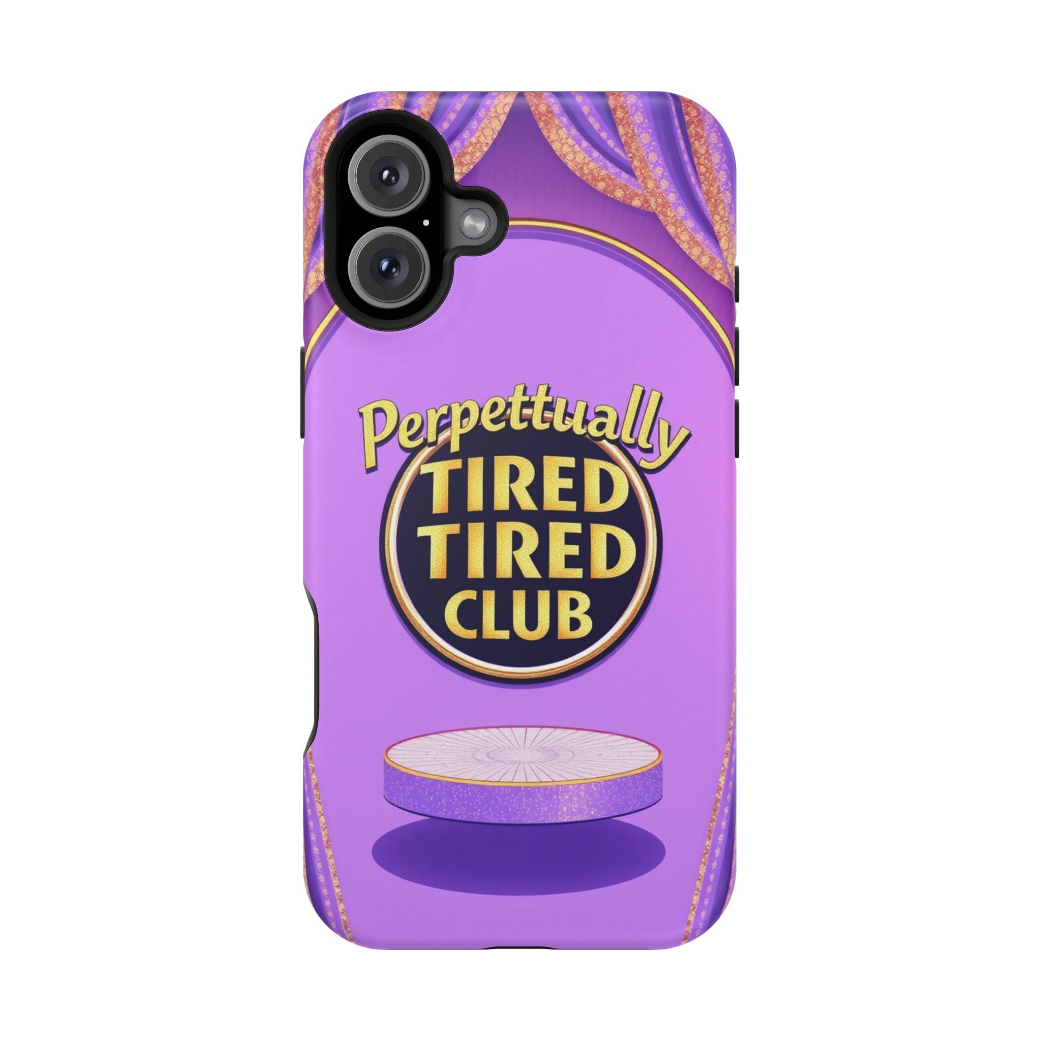 iPhone Perpetually Tired Club Bold Art Slim Everyday Designer Case · iPhone Case