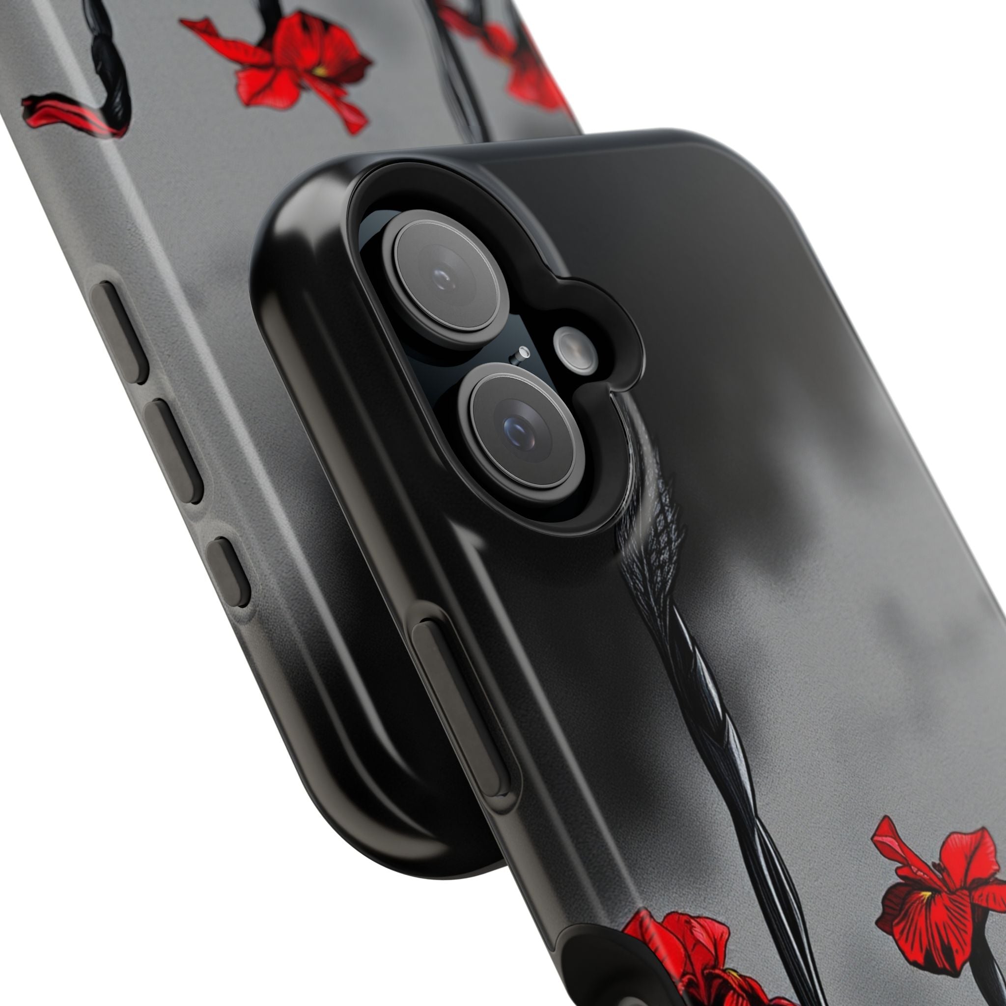 iPhone Iris Garden Cinematic Art Soft Finish Everyday Cas Slim Snap Case · iPhon