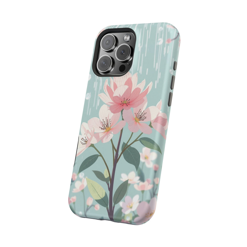 iPhone Mint And Blush Spring Shower Bloom Slim iPhone Everyday Designer · iPhone