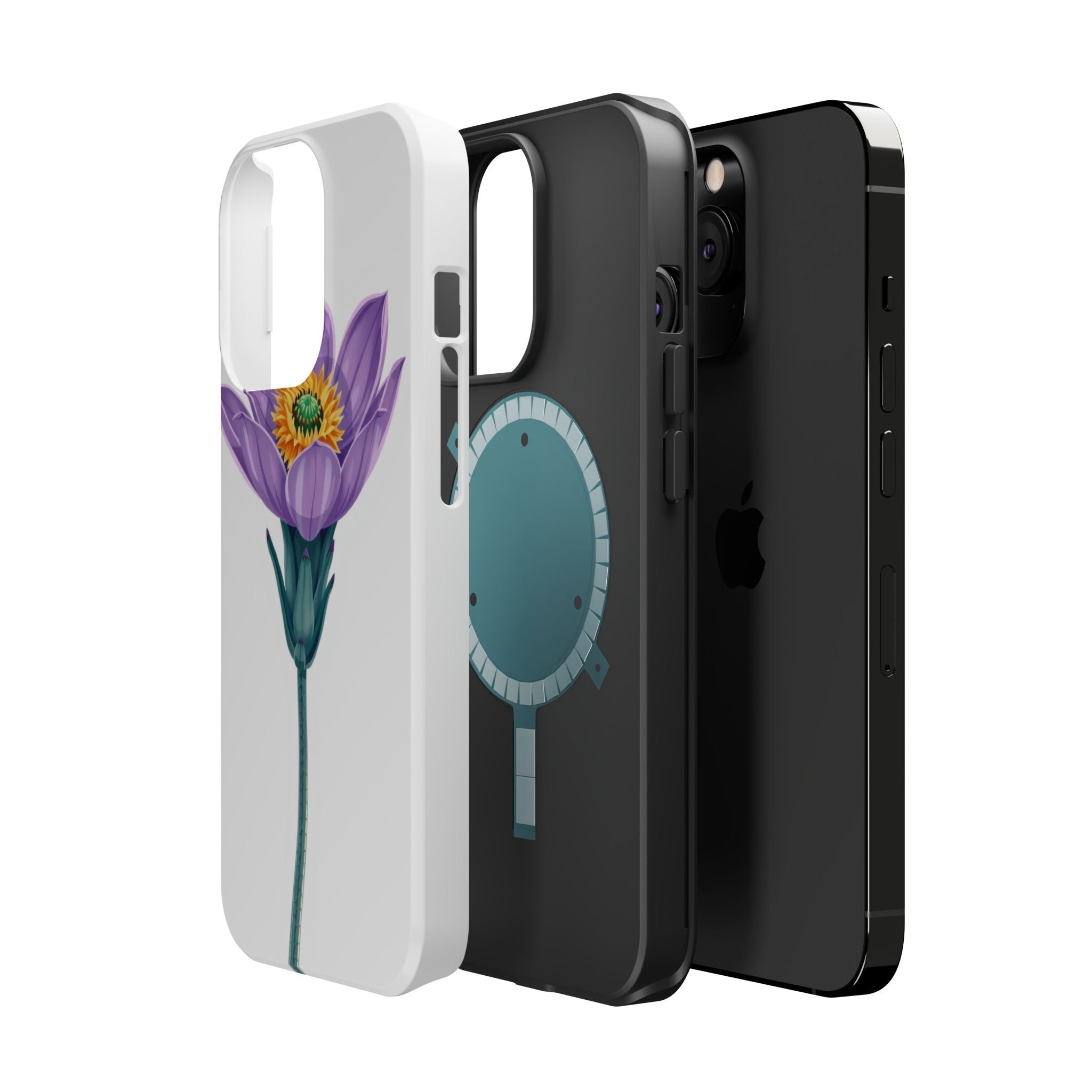 iPhone Indigo And Violet Desert Flower Slim Everyday Designer Case · iPhone Case