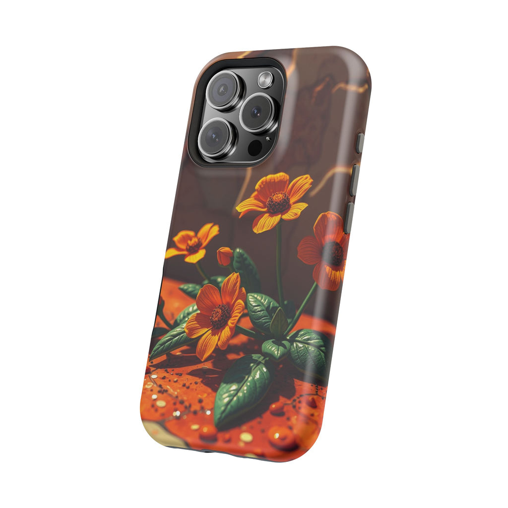 iPhone Floral Terrazzo Bold Art Slim Everyday Designer Case · iPhone Case