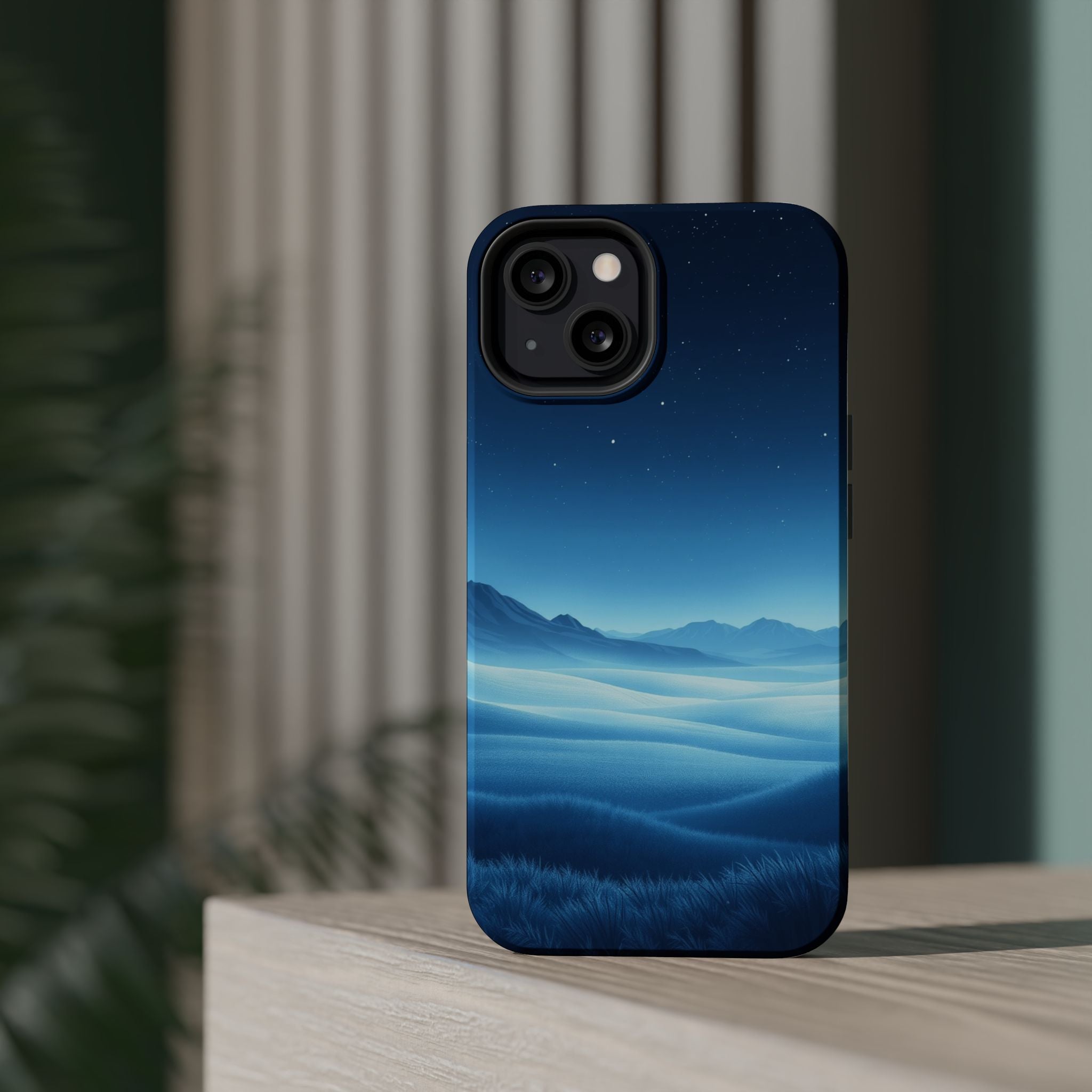 iPhone Midnight Blue And Silver Tundra Expanse Clean iPhone 17 Minimal · iPhone