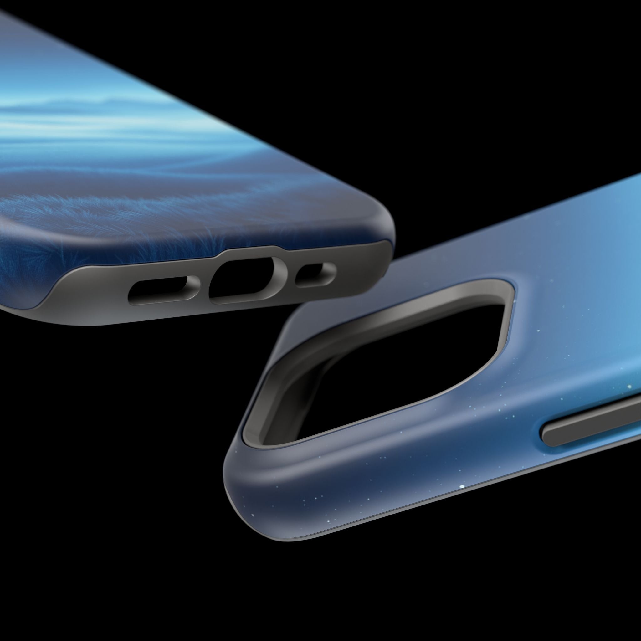 iPhone Midnight Blue And Silver Tundra Expanse Clean iPhone 17 Minimal · iPhone