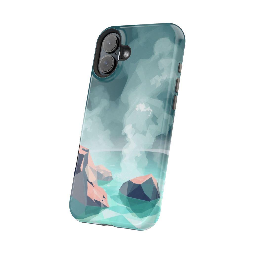 iPhone Mint And Blush Hot Spring Steam Slim Everyday iPhone 10 Designer · iPhone