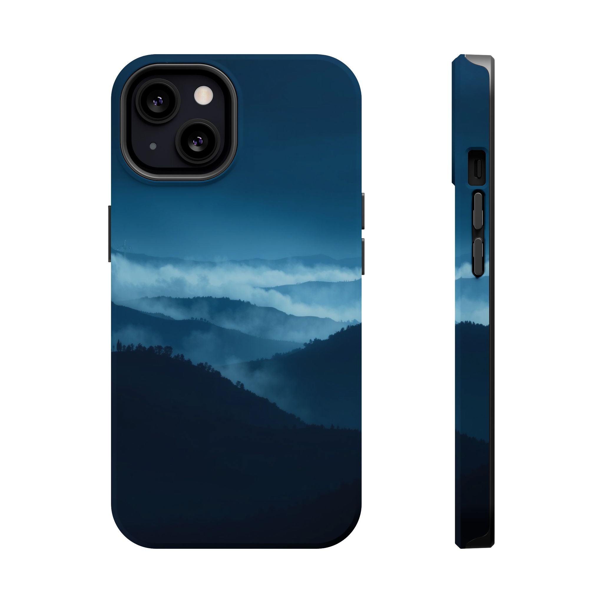 iPhone Earthy Fog Rolling Over Hills Design Slim iPhone Everyday · iPhone Case
