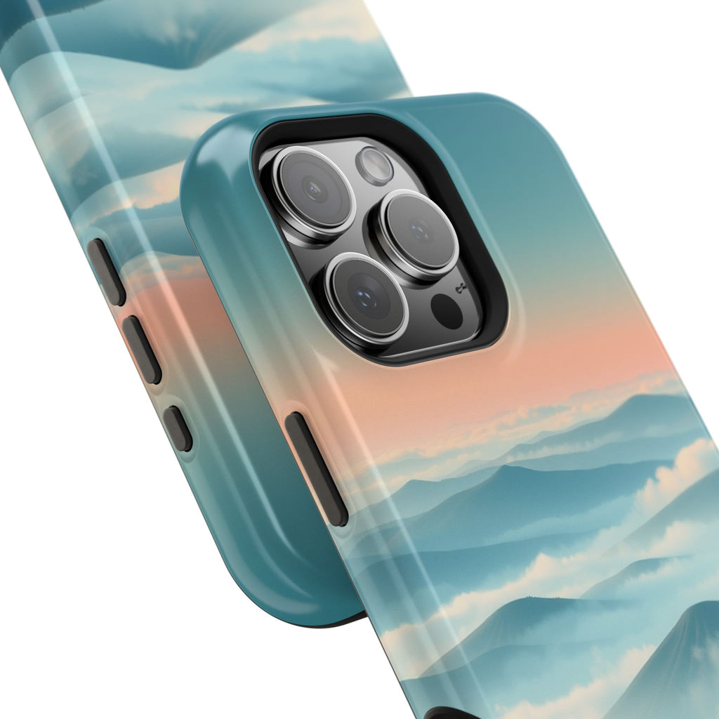 iPhone Fog Rolling Over Hills Electric Art Slim iPhone 17 Everyday · iPhone Case
