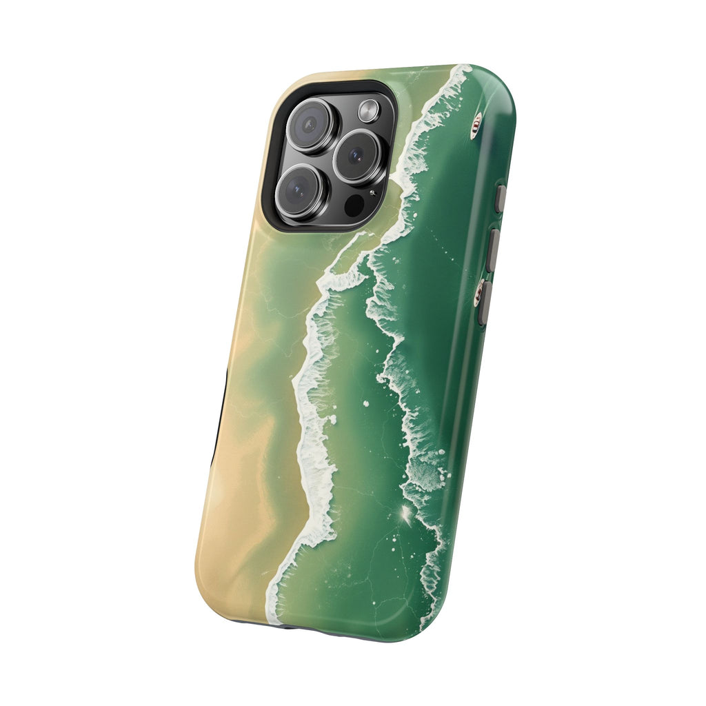 iPhone Shoreline Aerial Bold Art Bold Modern Everyday Snap Case · iPhone Case