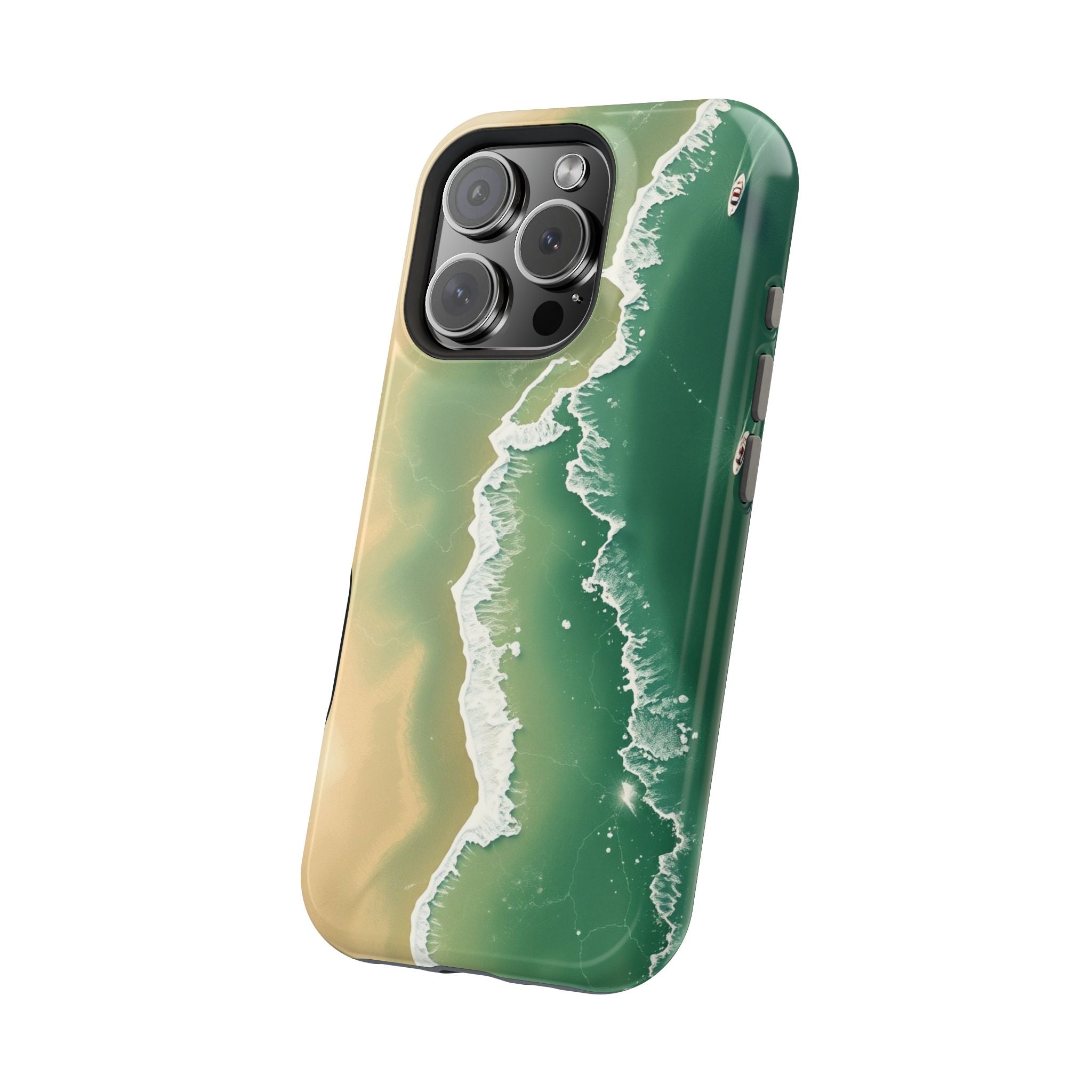 iPhone Shoreline Aerial Bold Art Bold Modern Everyday Snap Case · iPhone Case