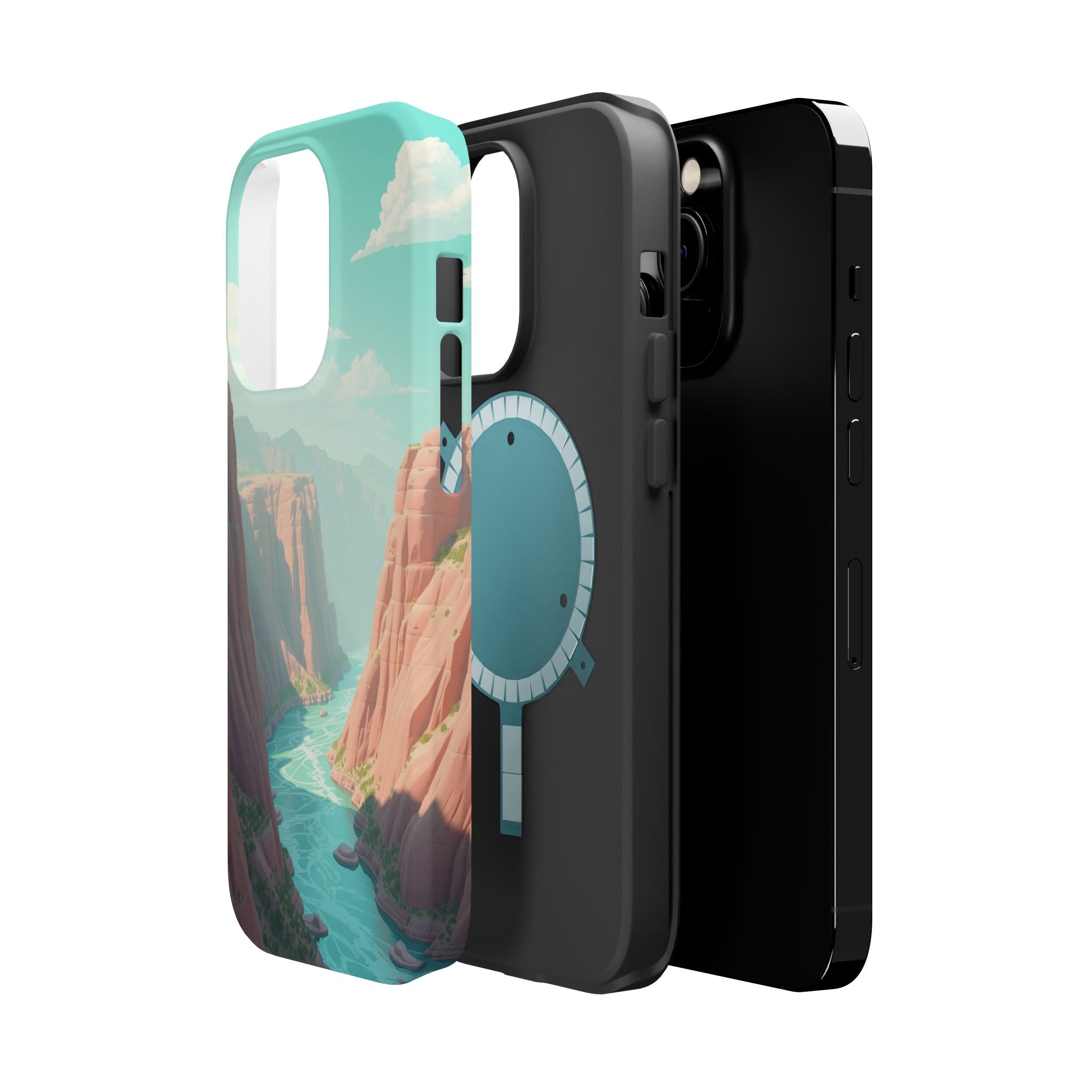 iPhone River Canyon Mystic Art Slim Everyday Designer Case · iPhone Case