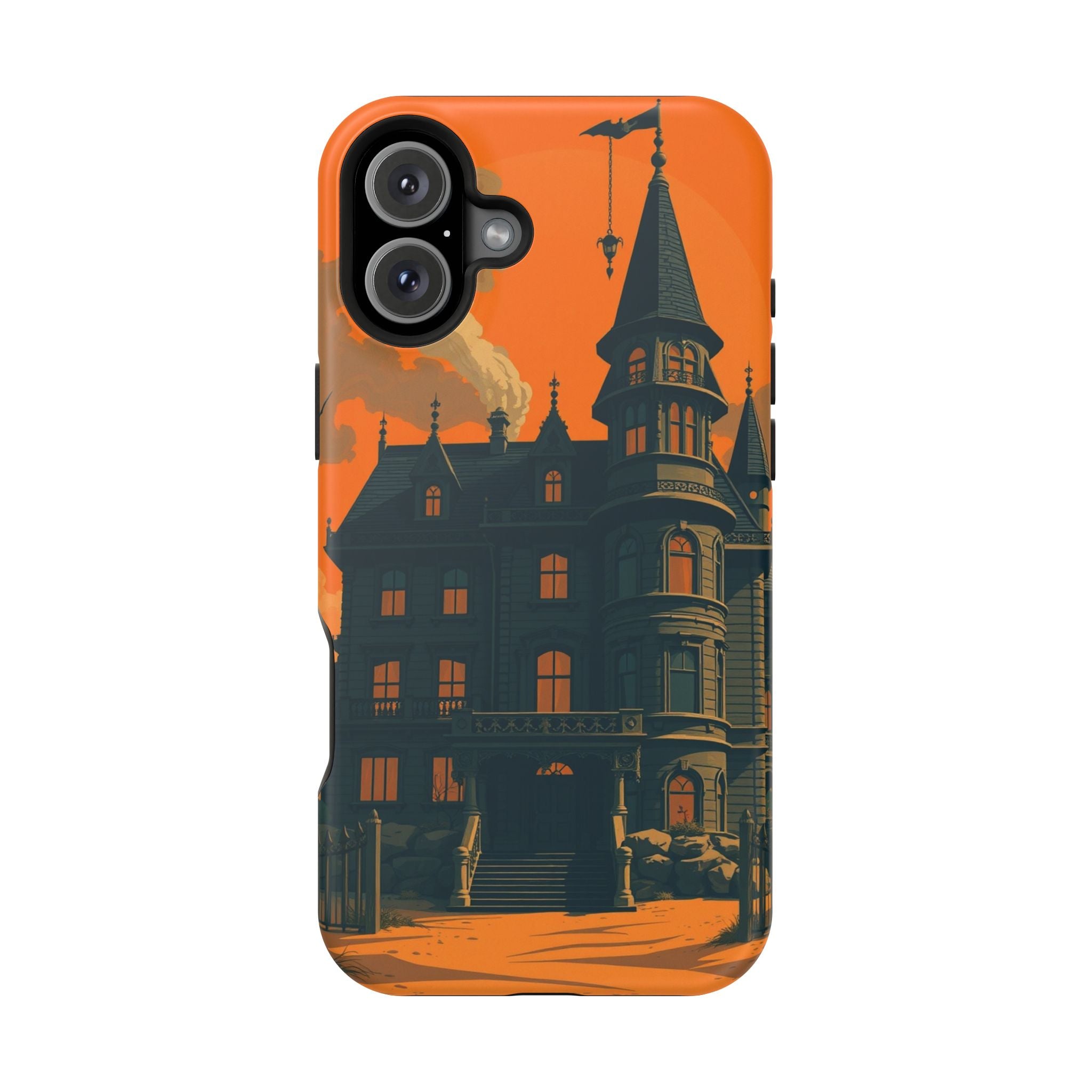 iPhone Vibrant Haunted Mansion Design Slim Everyday Designer Case · iPhone Case