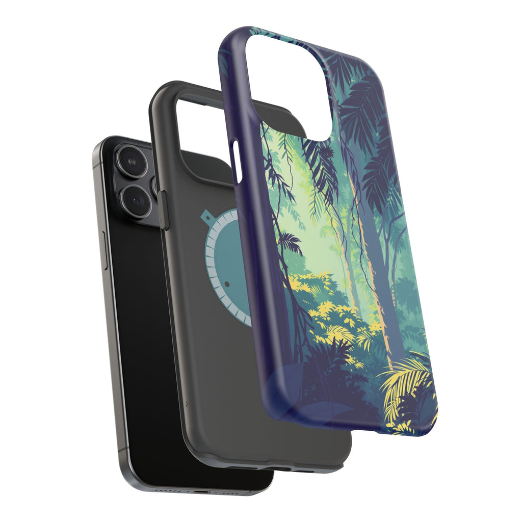 iPhone Mint And Blush Rainforest Canopy Slim Everyday iPhone Designer · iPhone C