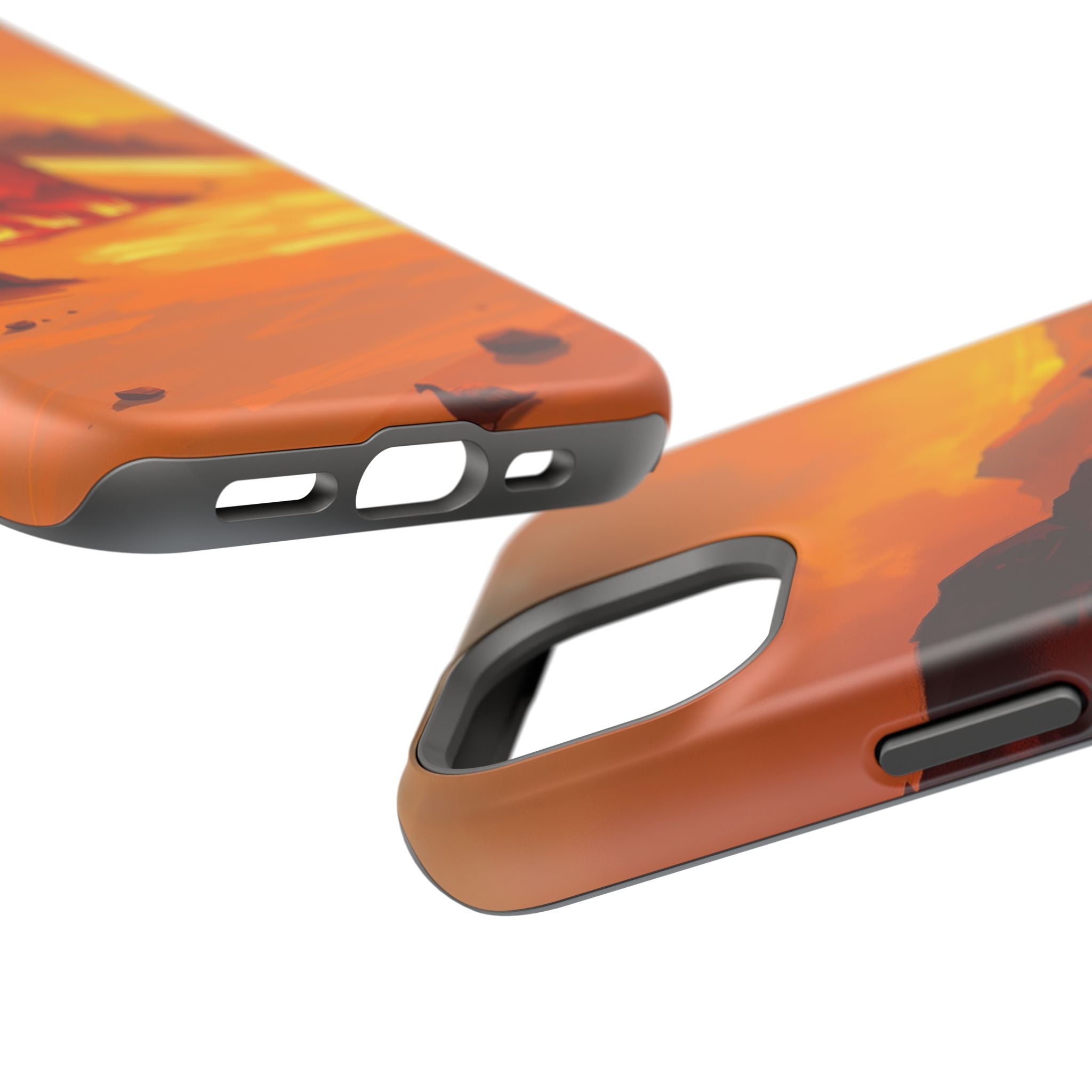 iPhone Burnt Orange And Sand Wildfire Glow Slim iPhone Everyday · iPhone Case