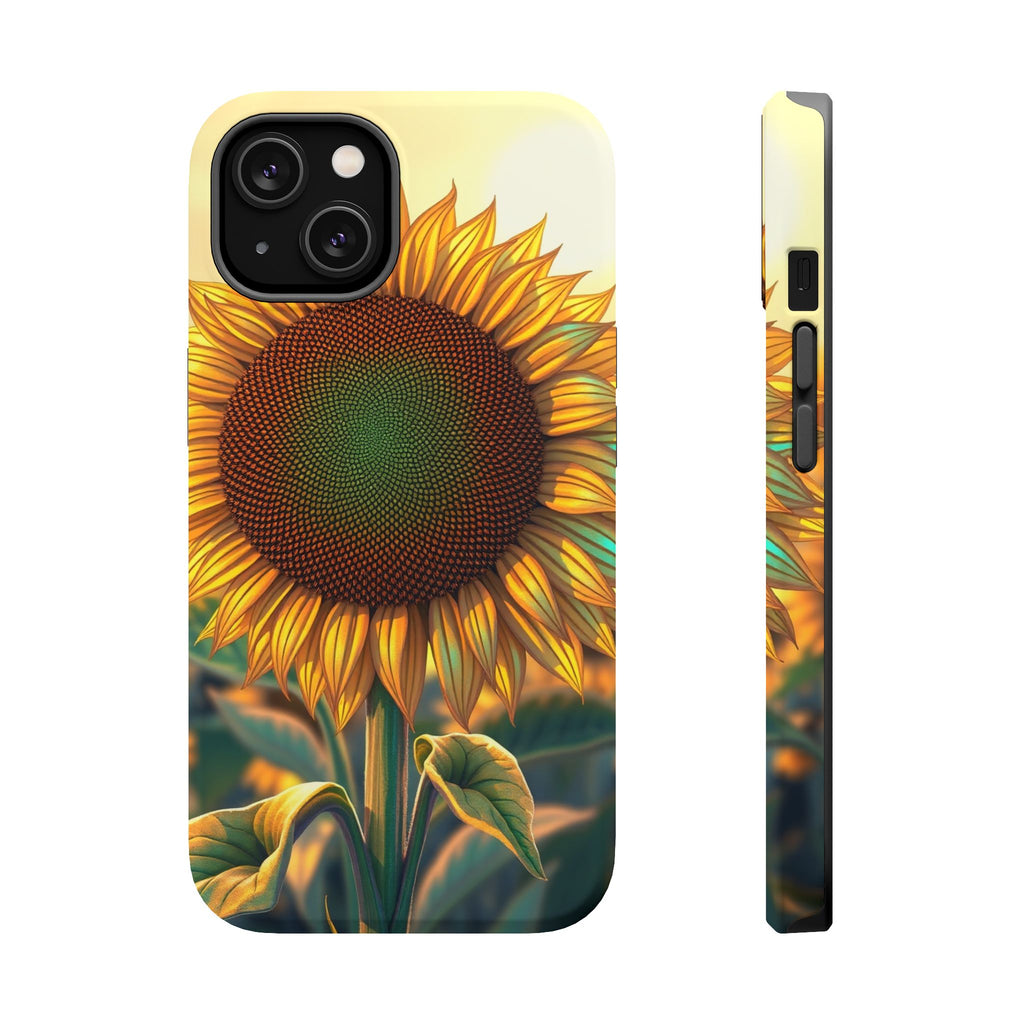 iPhone Sunflower Prairie Bold Art Bold Modern Everyday Snap Case · iPhone Case