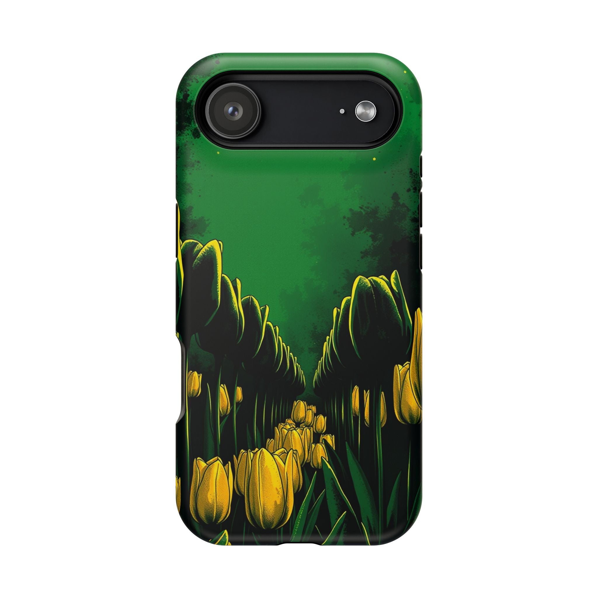 iPhone Tulip Row Emerald Green And Gold Slim Snap Case · iPhone Case