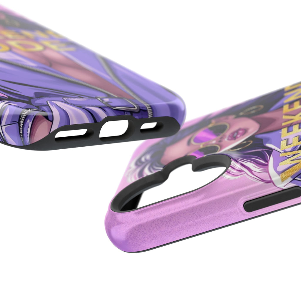 iPhone Lavender And Pearl Weekend Mode On Slim Everyday Designer Case · iPhone C