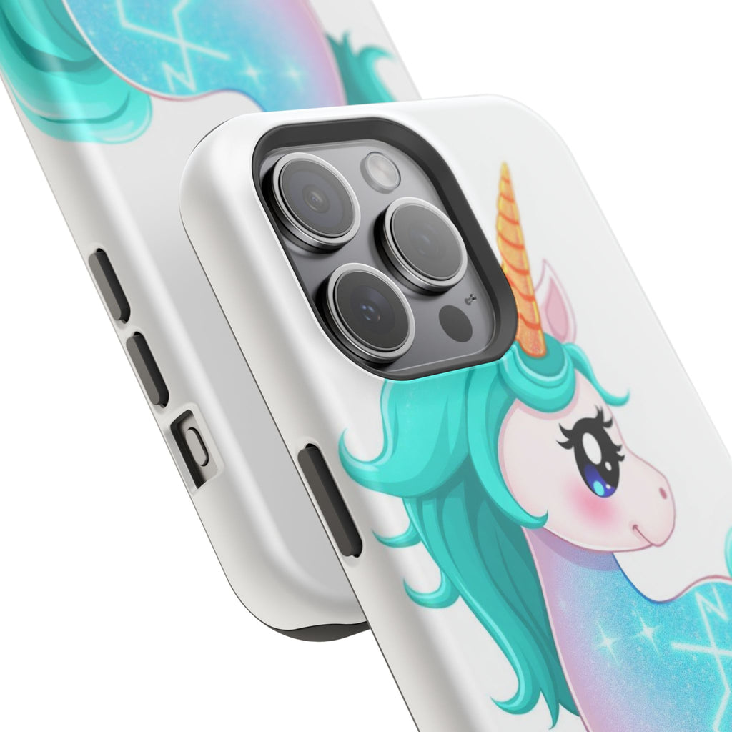 iPhone Turquoise Sparkle Unicorn Kids Fun iPhone Phone Case Gift · iPhone Case