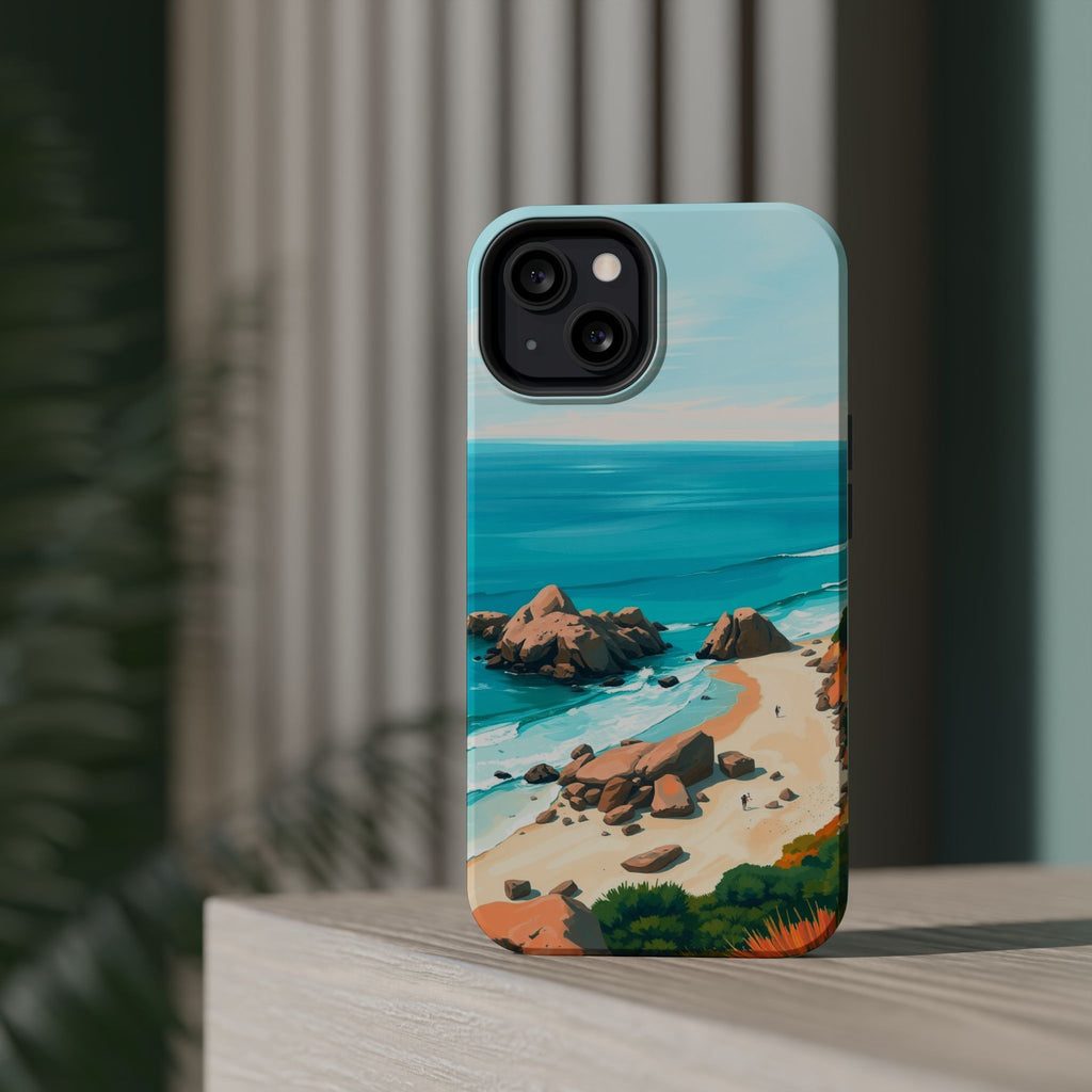 iPhone Pebble Beach Cinematic Art Bold Modern Everyday Snap Case · iPhone Case