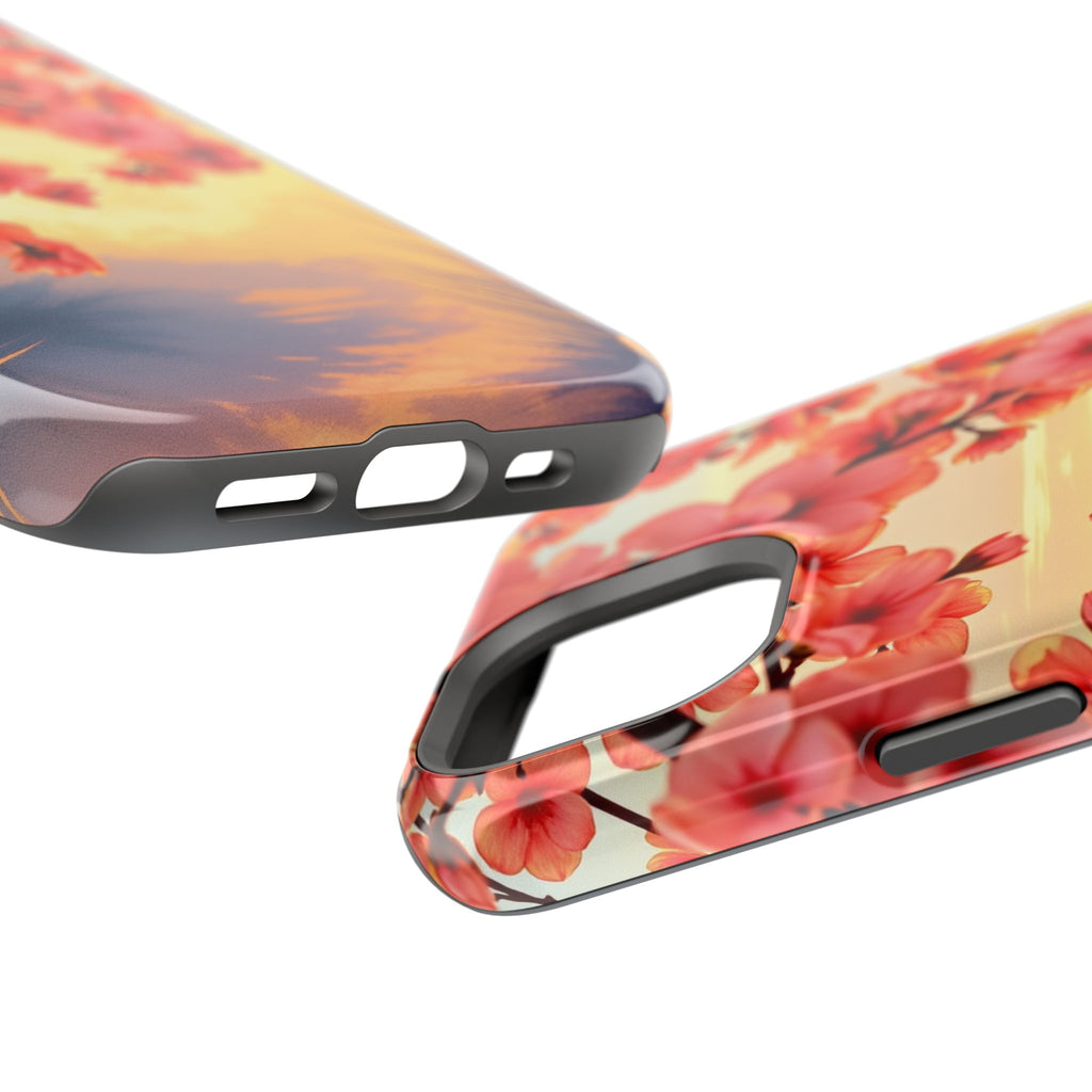 iPhone Sunset Amber And Peach Blossom Trail Slim Snap Cas Carry Case · iPhone Ca