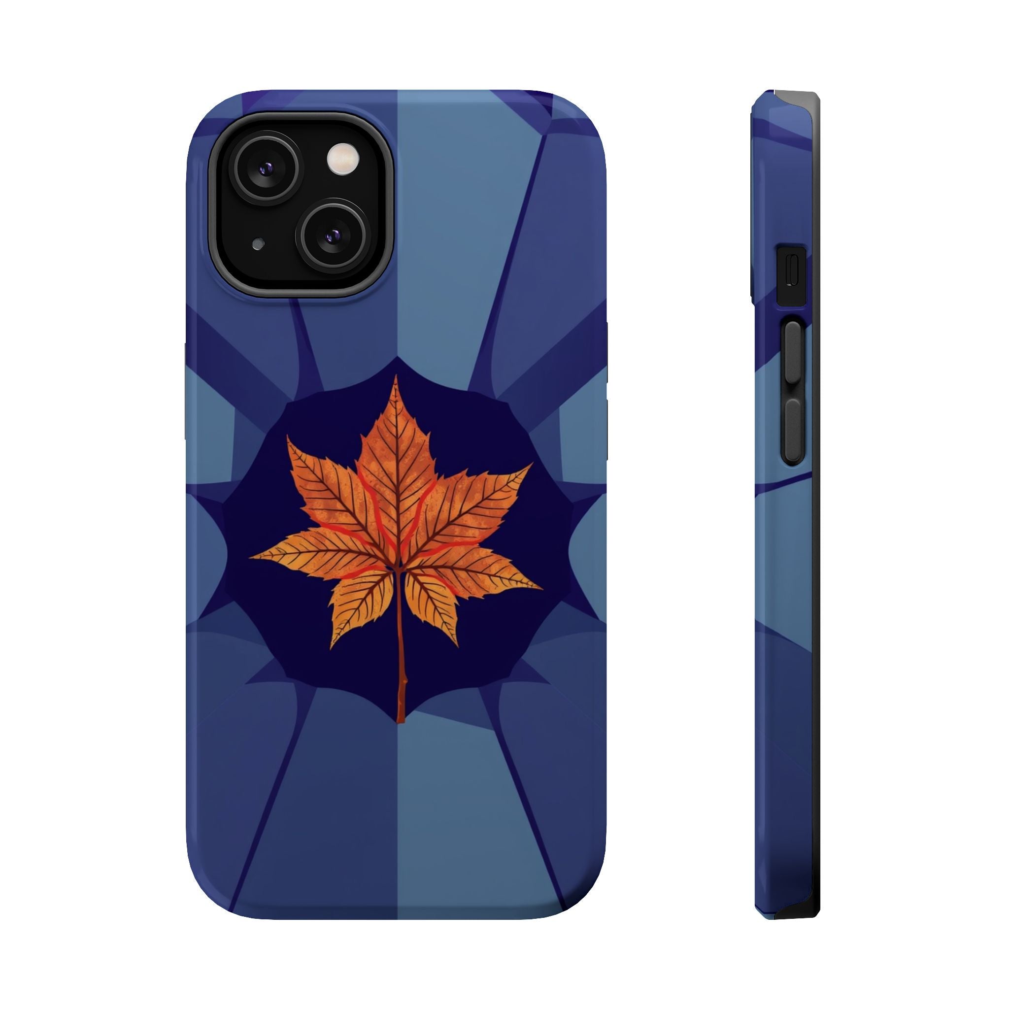 iPhone Autumn Maple Abstract Geometric Slim Everyday Designer Case · iPhone Case