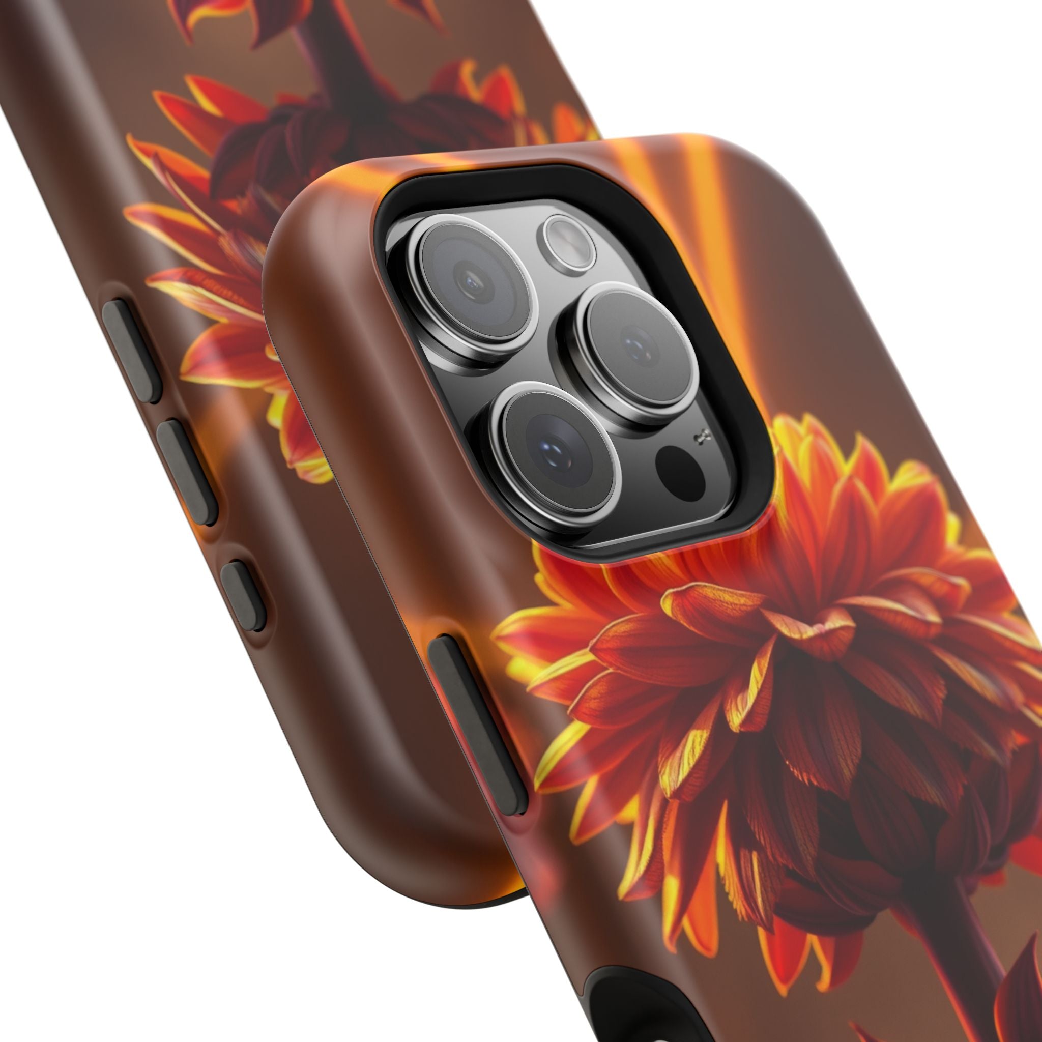 iPhone Mustard And Rust Ranunculus Stack Slim Everyday iPhone Designer · iPhone