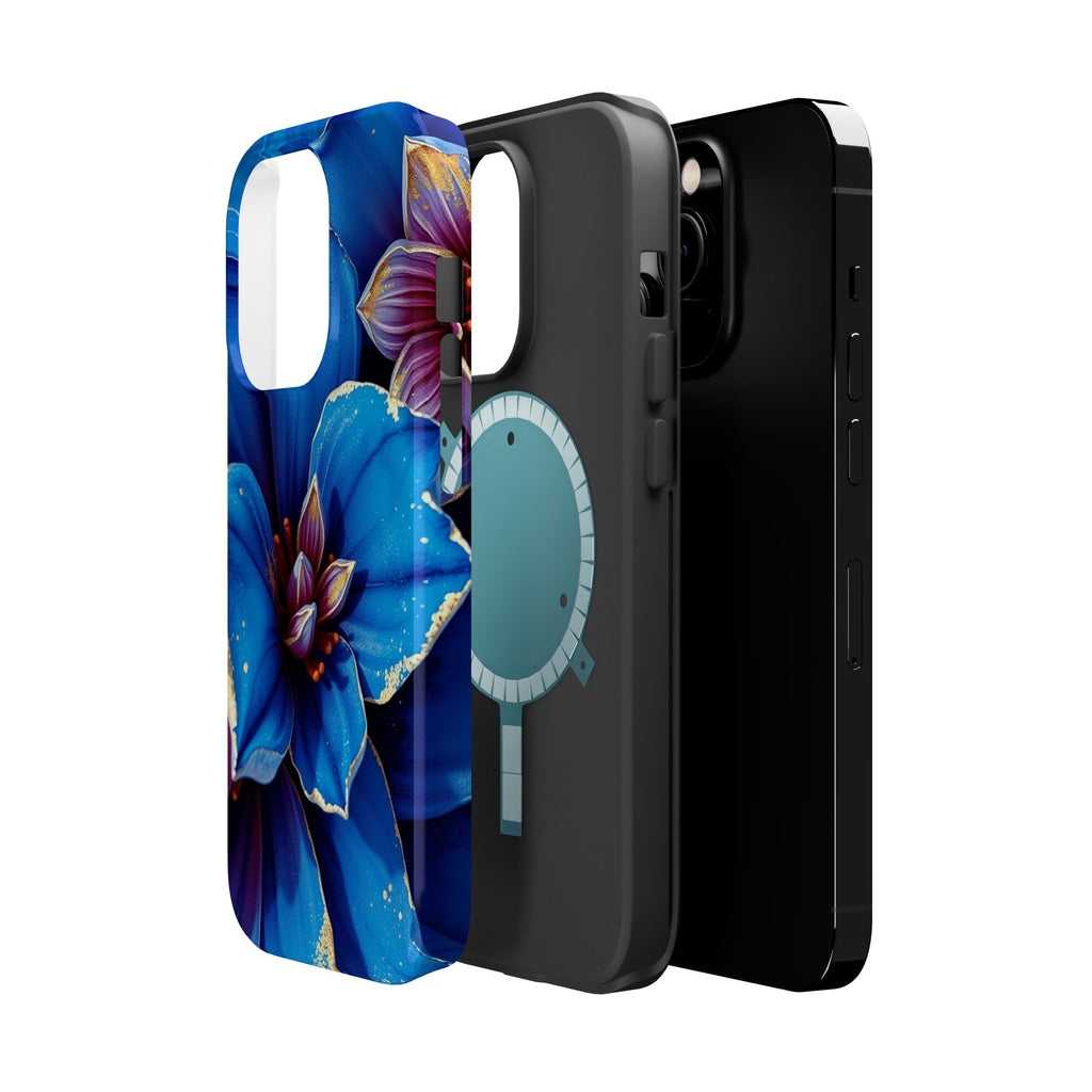 iPhone Floral Gold Foil Serene Design Slim Snap Case Ga · iPhone Case