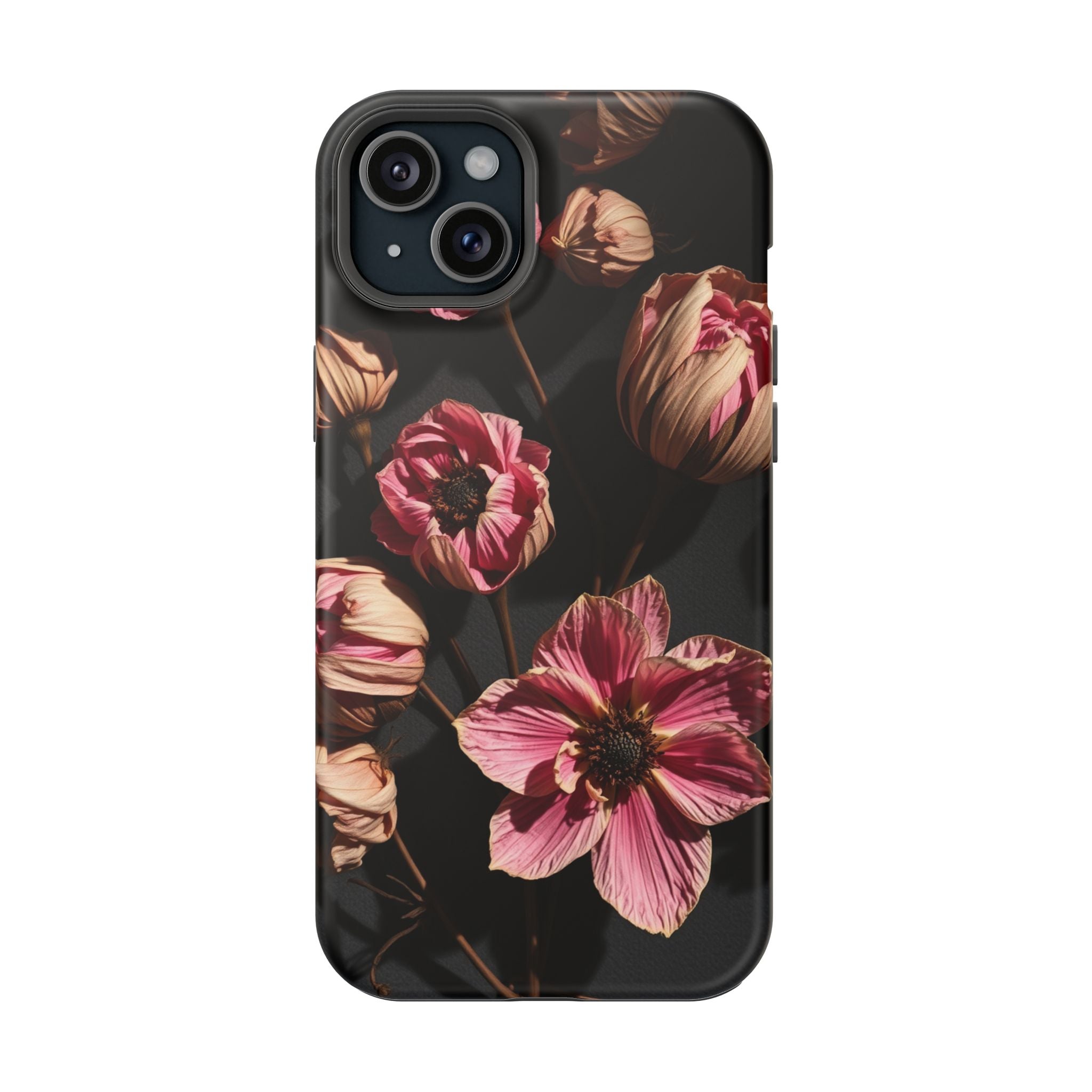 iPhone Dried Flower Flat Lay Electric Art Slim Snap Case · iPhone Case