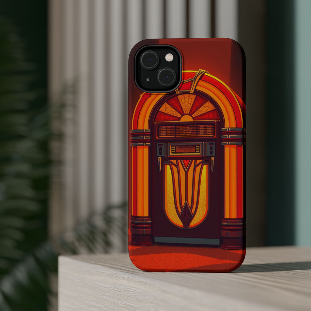 iPhone Jukebox Glow Pop Art Bold Bold Modern Everyday Snap Case · iPhone Case